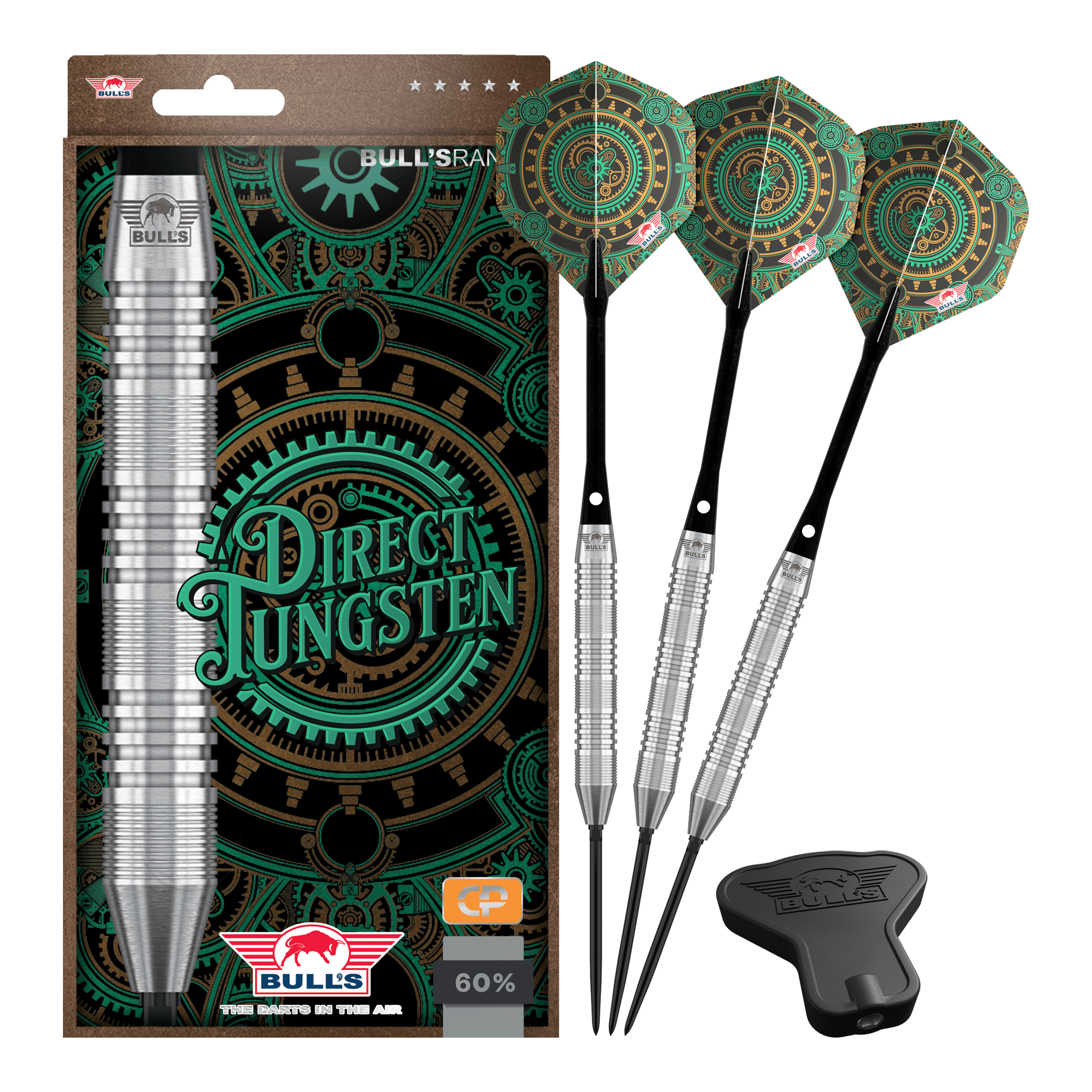 Bulls NL Direct Tungsten Convertible Point Steeldarts - 23g Bulls NL Direct Tungsten Convertible Point Steeldarts - 23g