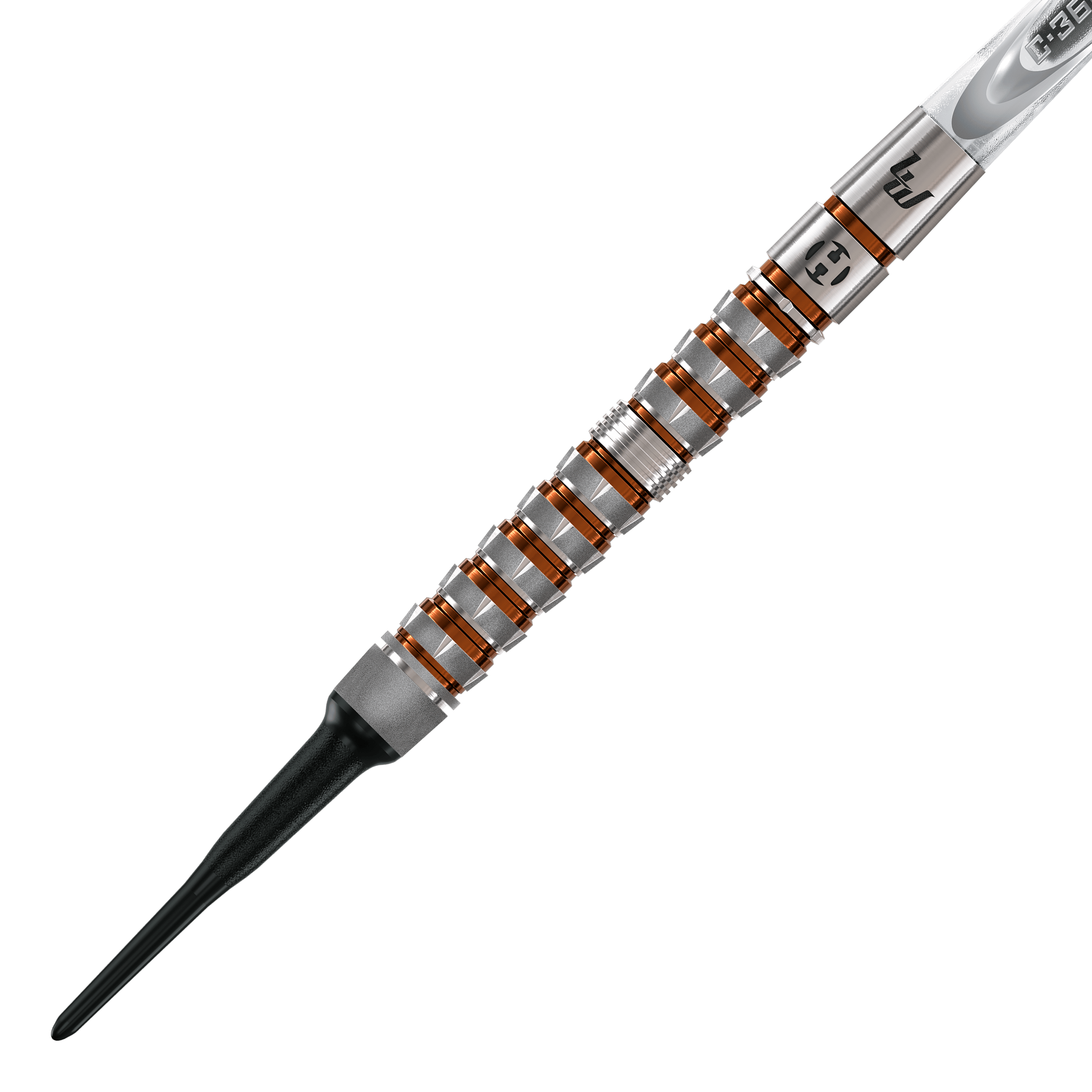 Harrows Luke Woodhouse Series 3 Softdarts - 18g Gezeigt wird das Harrows Luke Woodhouse Series 3 Softdarts - 18g Set. Die Softdarts sind Teil der Luke Woodhouse Serie.