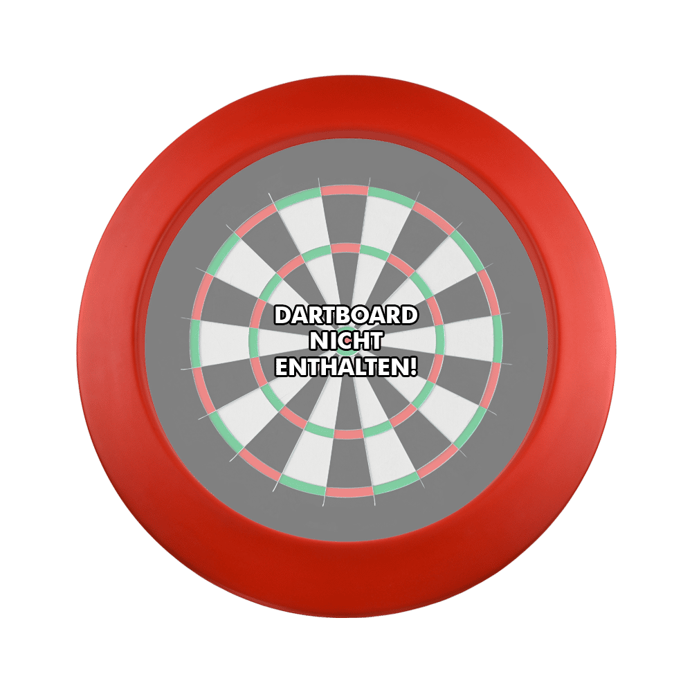 Karella PU Slimline Dartboard Surround - Rot