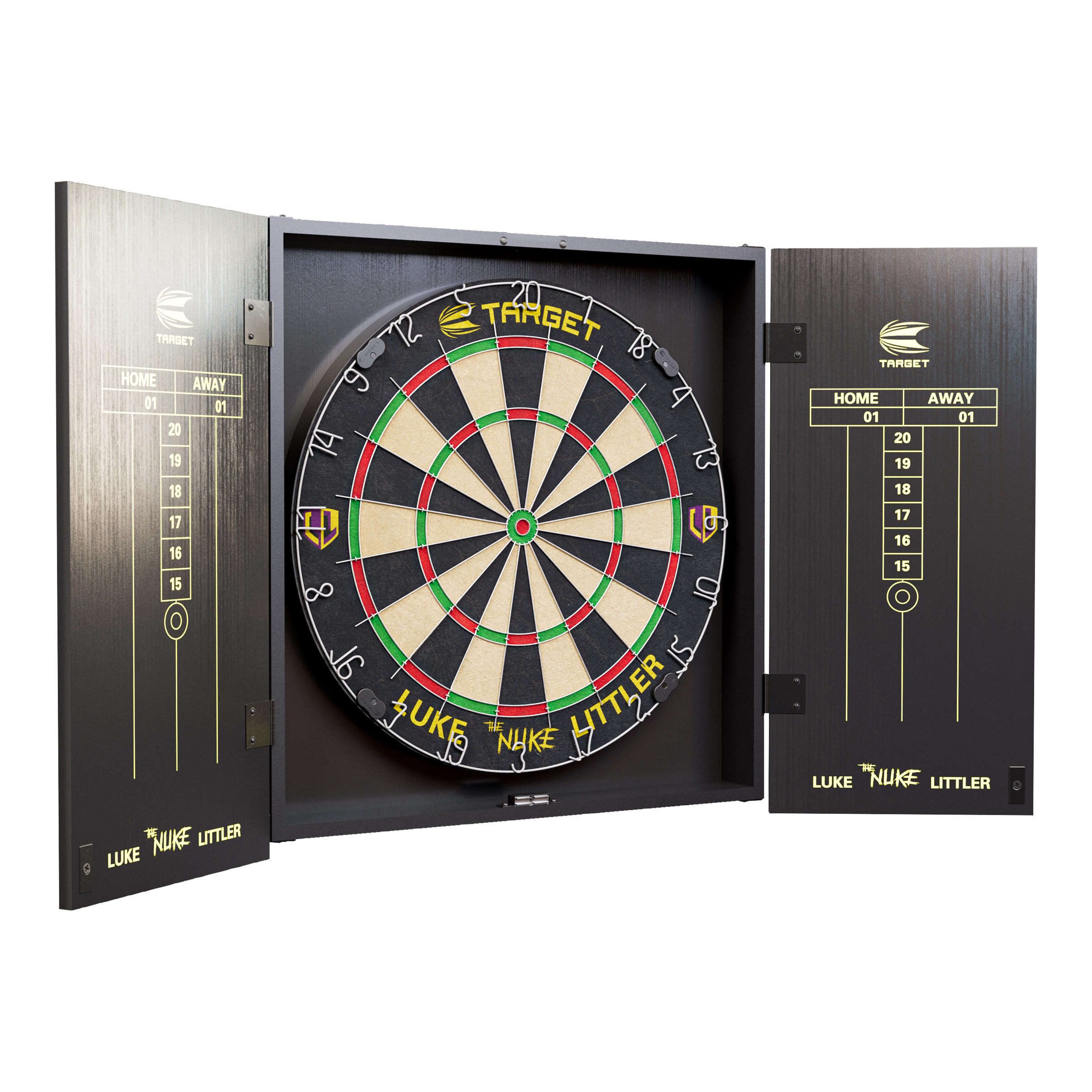 Target Luke Littler Kabinet Dartboard Set