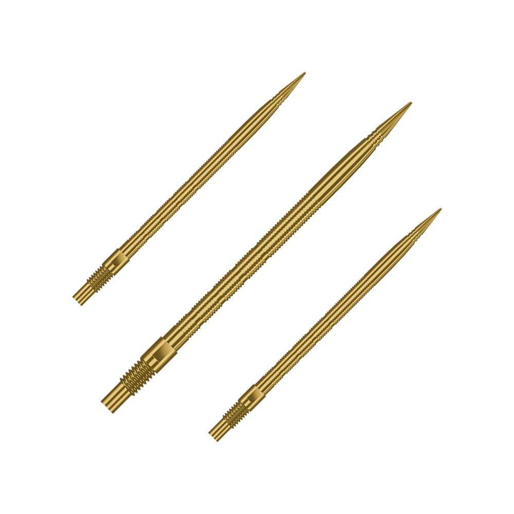 Harrows Quick Point Micro Ridge Dartspitzen - Gold
