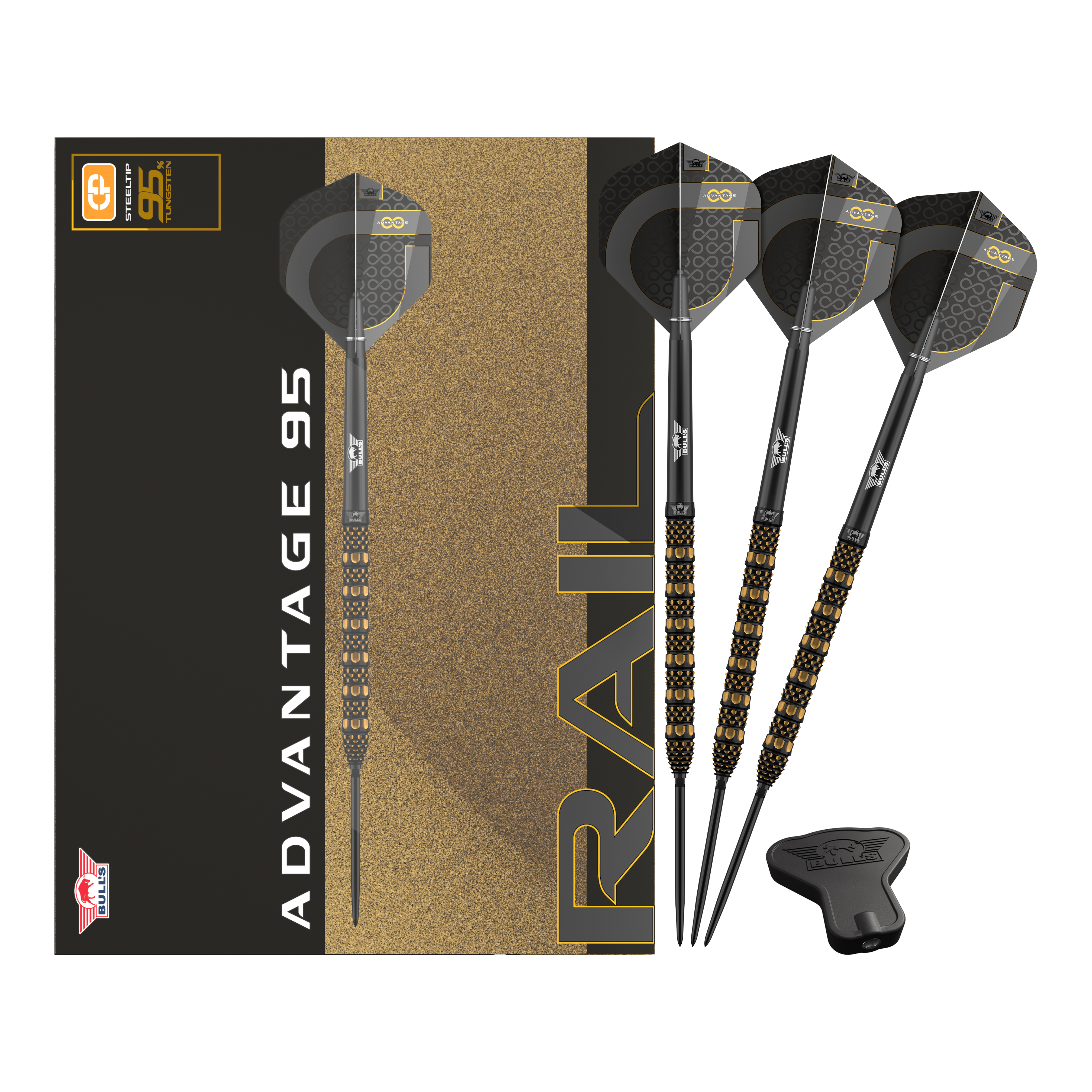 Bulls NL Advantage 95 Rail Convertible Point Steeldarts