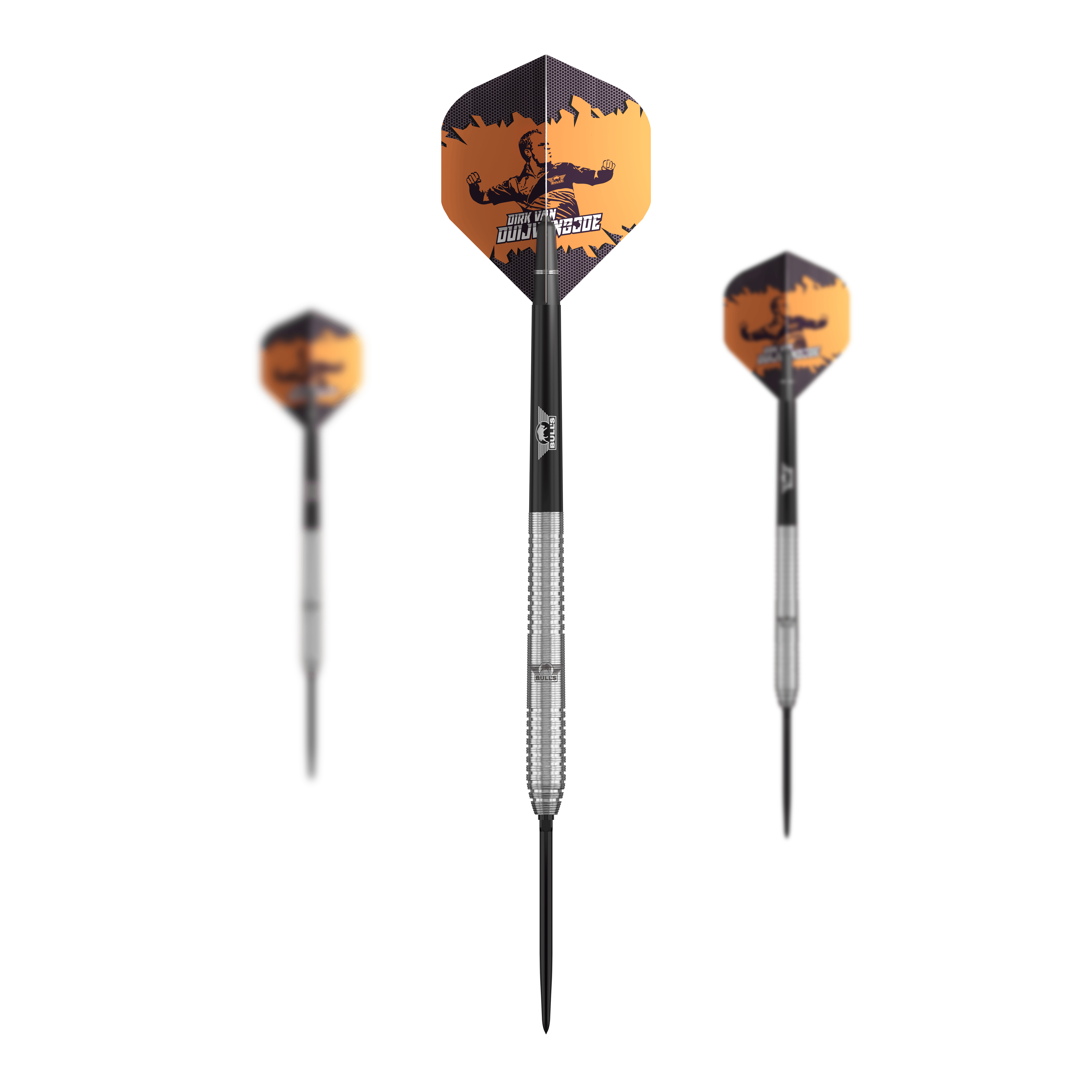 Bulls NL Dirk Van Duijvenbode Original Convertible Point Steeldarts Bulls NL Dirk Van Duijvenbode Original Convertible Point Steeldarts