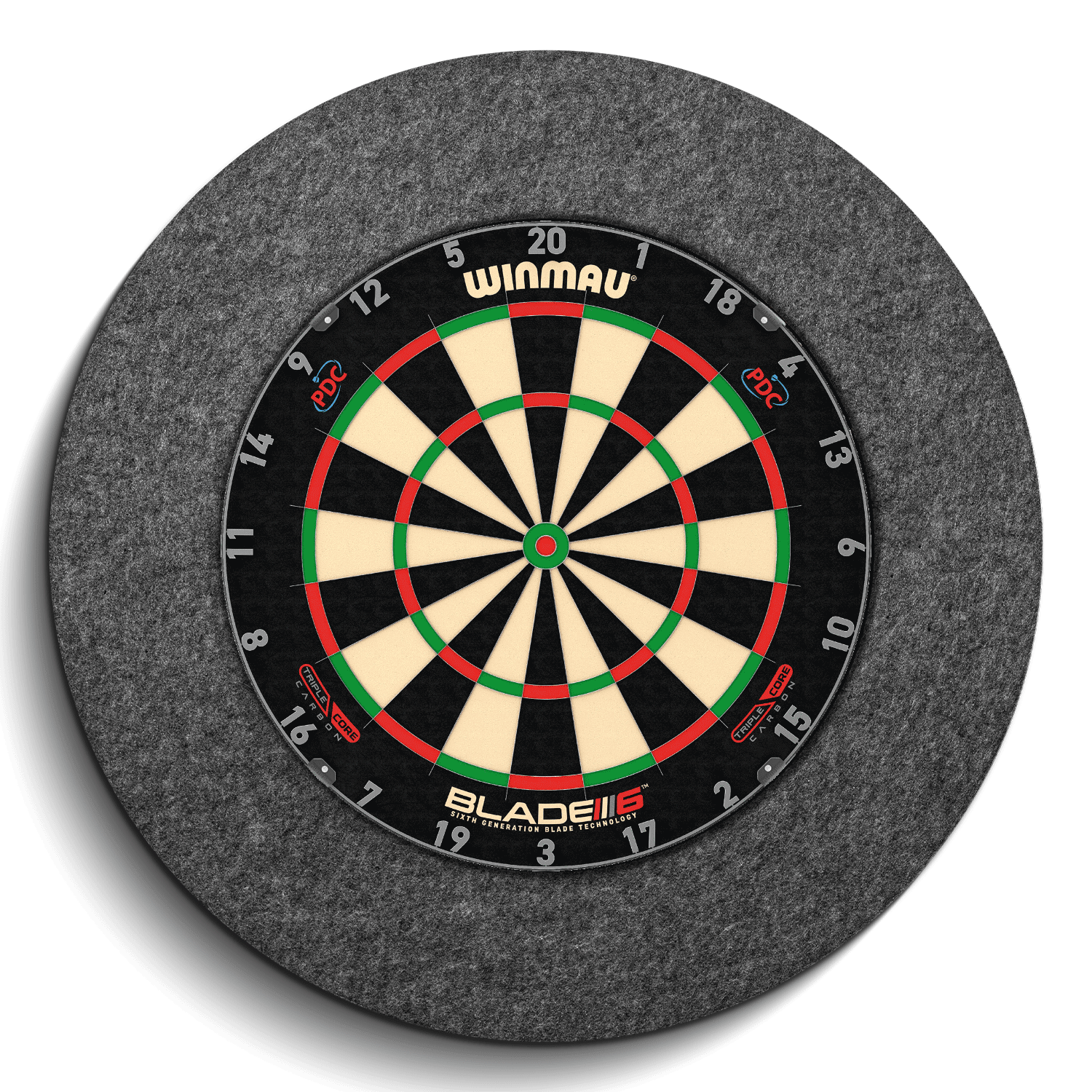 Karella Schallschutz für Steeldartboards mit integriertem Surround