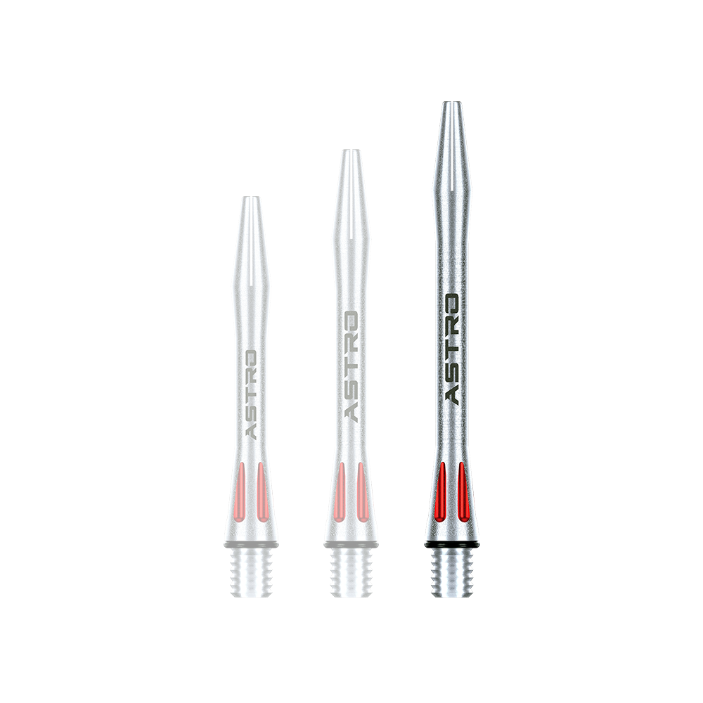 Winmau Astro Aluminium Shafts - Rot