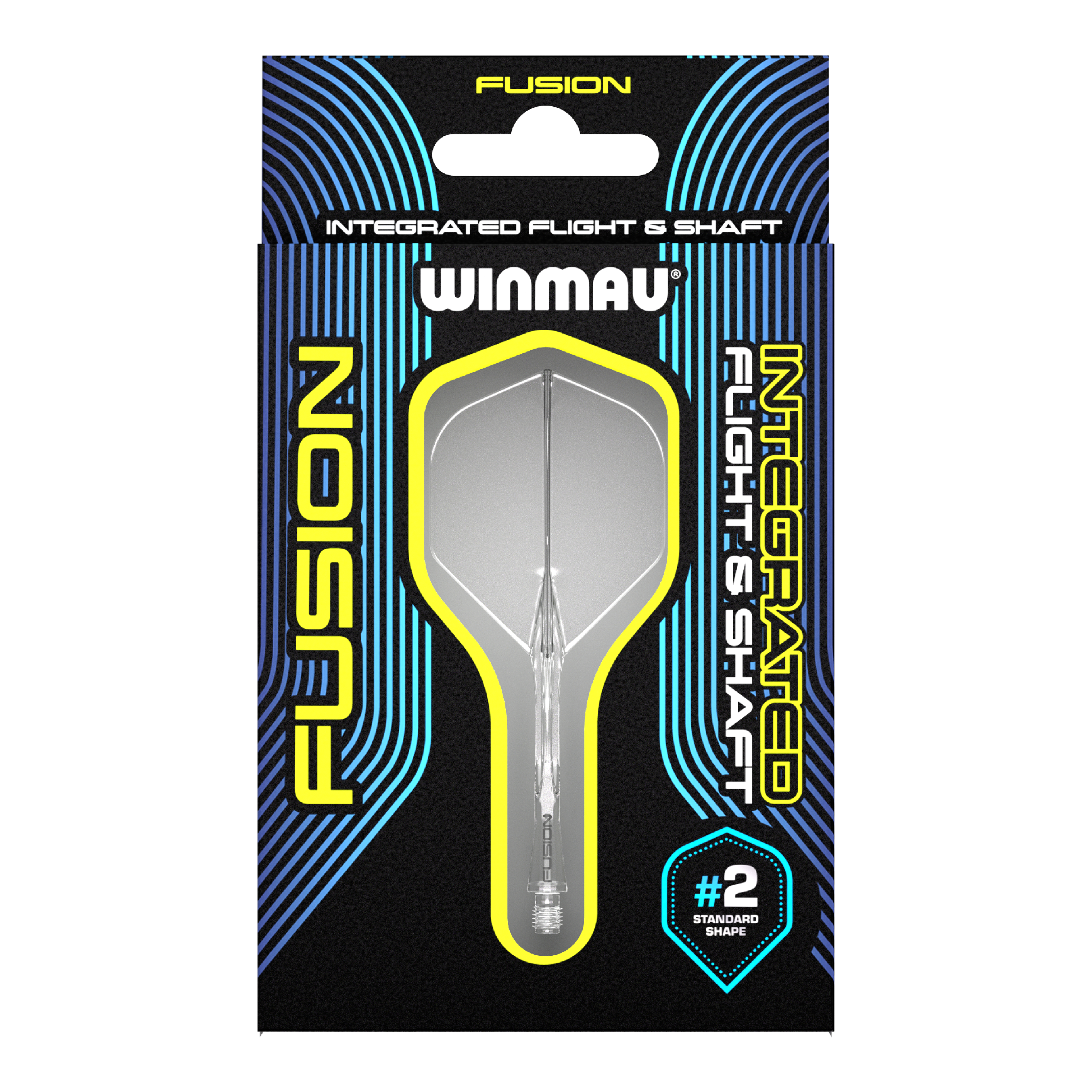 Winmau Fusion Flight-Shaft-System Standard Clear