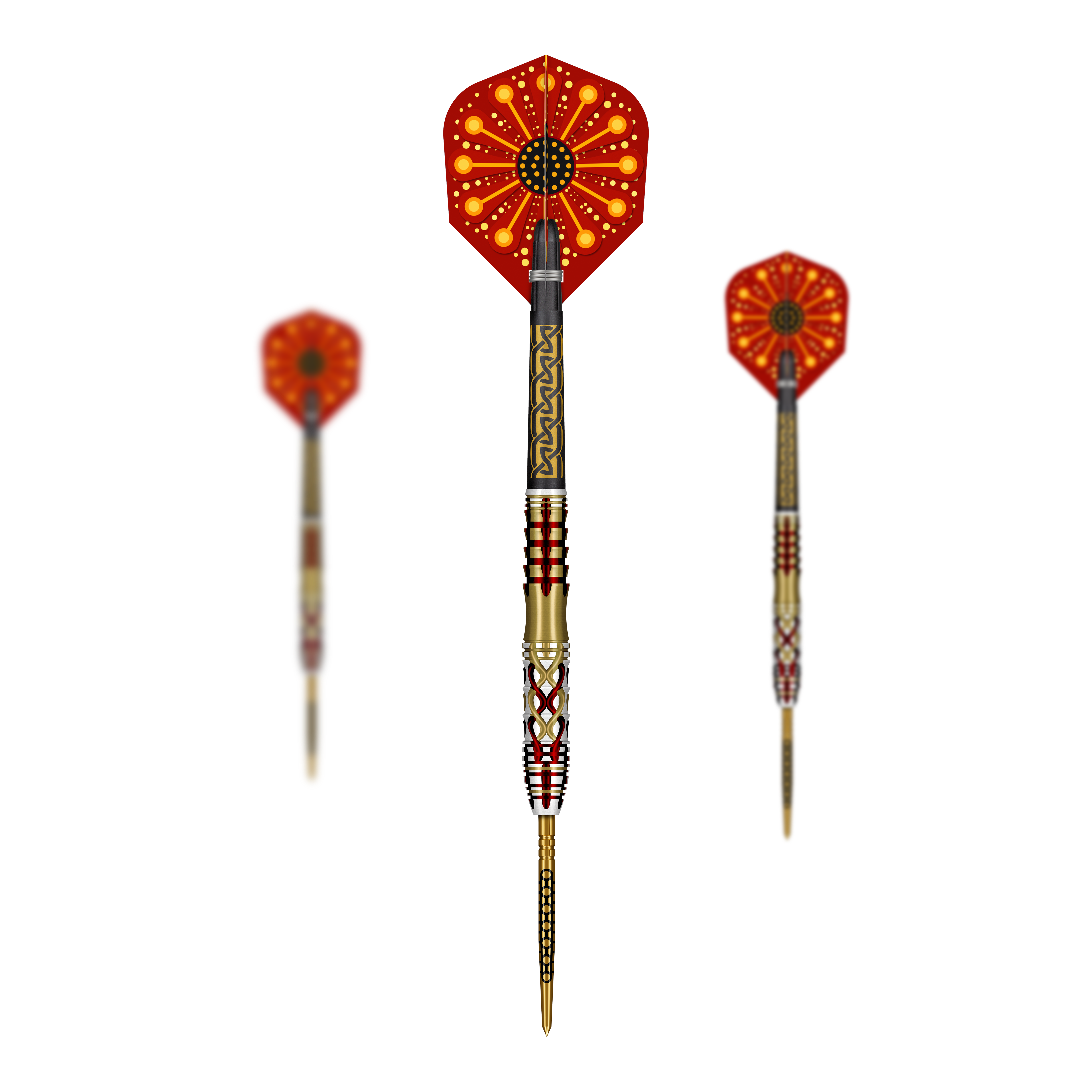Shot Goths Alaric Turbo Point Steeldarts - 23g