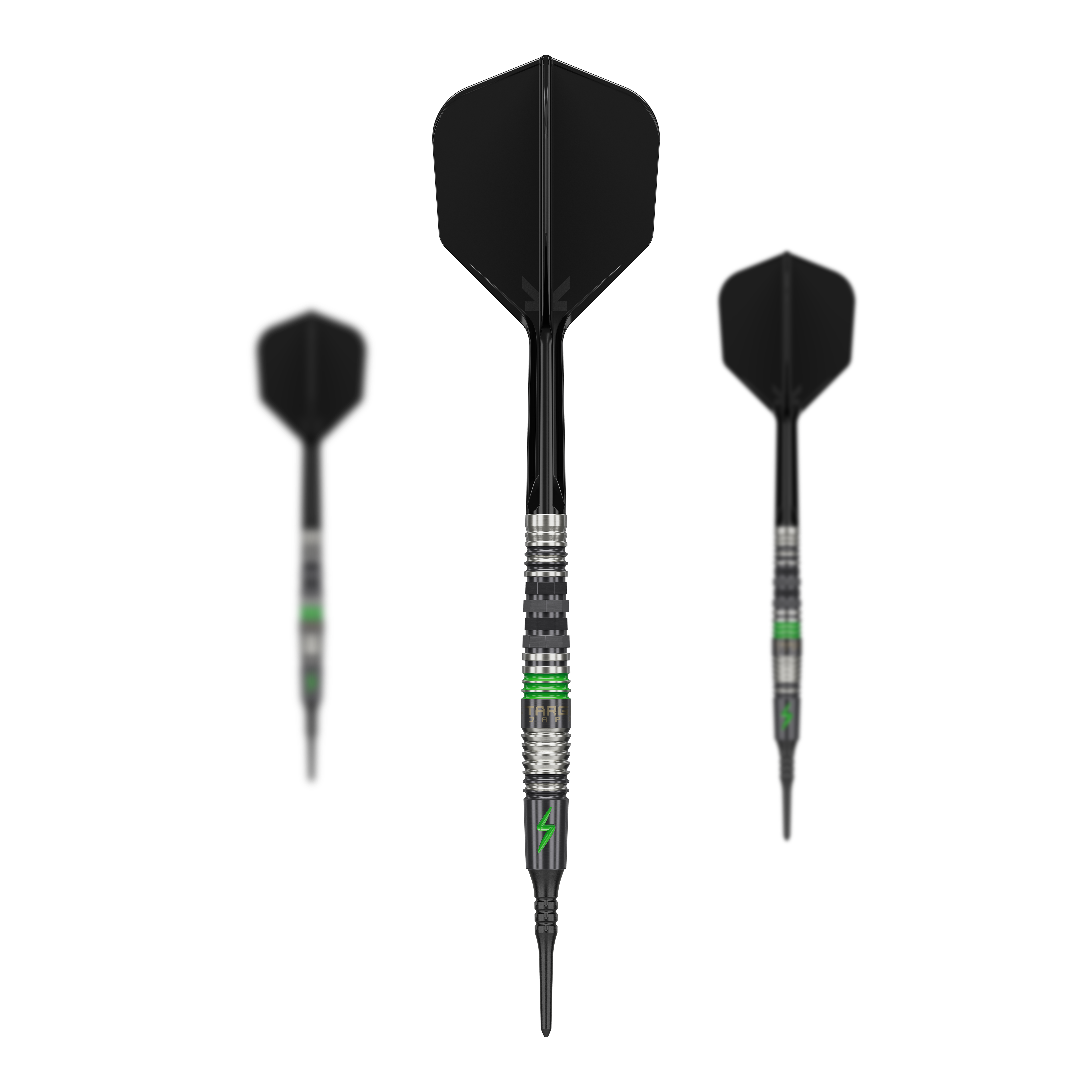 Target Japan Black Marque Lightning 3 Softdarts - 19g Target Japan Black Marque Lightning 3 Softdarts - 19g