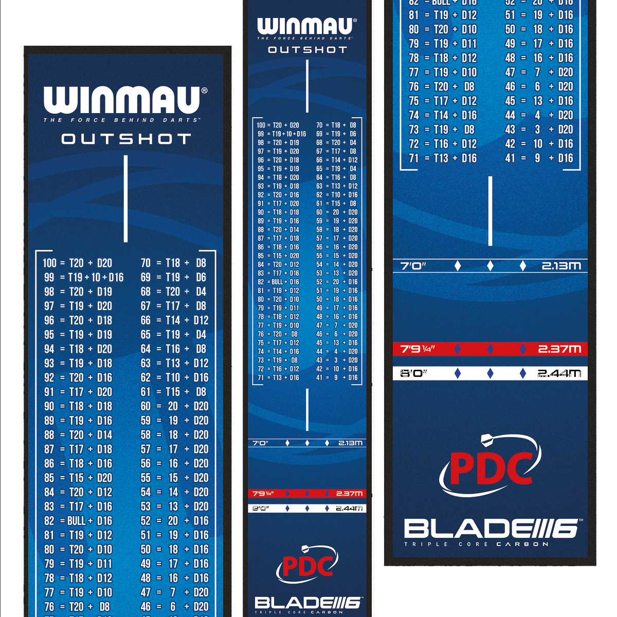 Winmau Outshot Dartmatte 2024