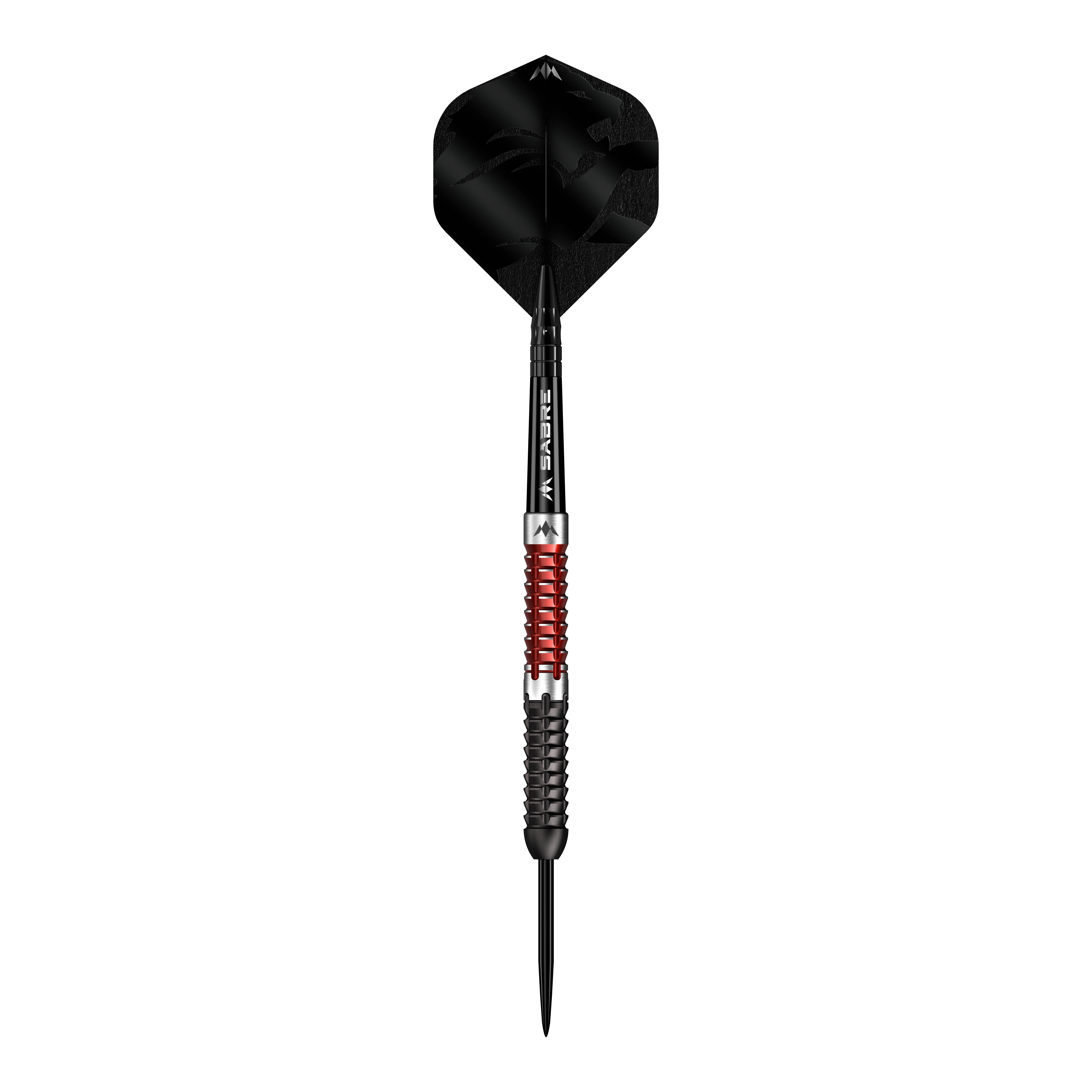 Mission Llew Bevan Black Red Electro Steeldarts - 23g Abgebildet ist der Mission Llew Bevan Black Red Electro Steeldarts in 23g. Der Dartpfeil ist schwarz und rot gestaltet.