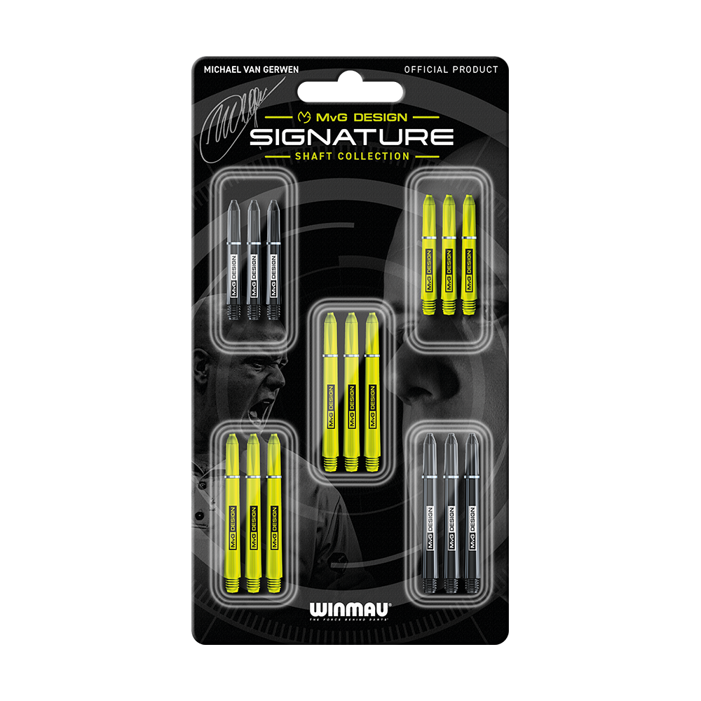 Winmau MvG Signature Shaft Collection Winmau MvG Signature Shaft Collection