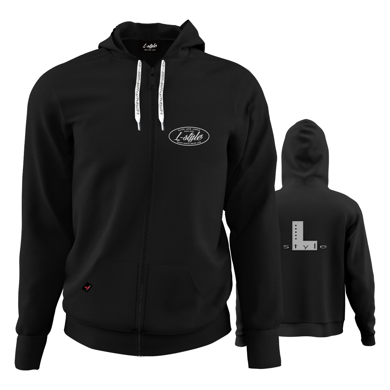 L-Style Hoodie - Schwarz