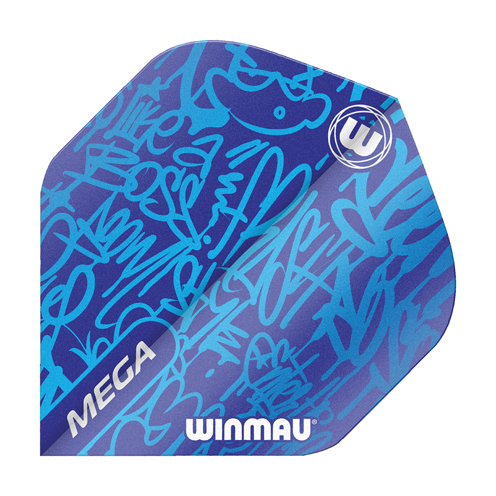 Winmau Mega Blue Standard Flights Winmau Mega Blue Standard Flights