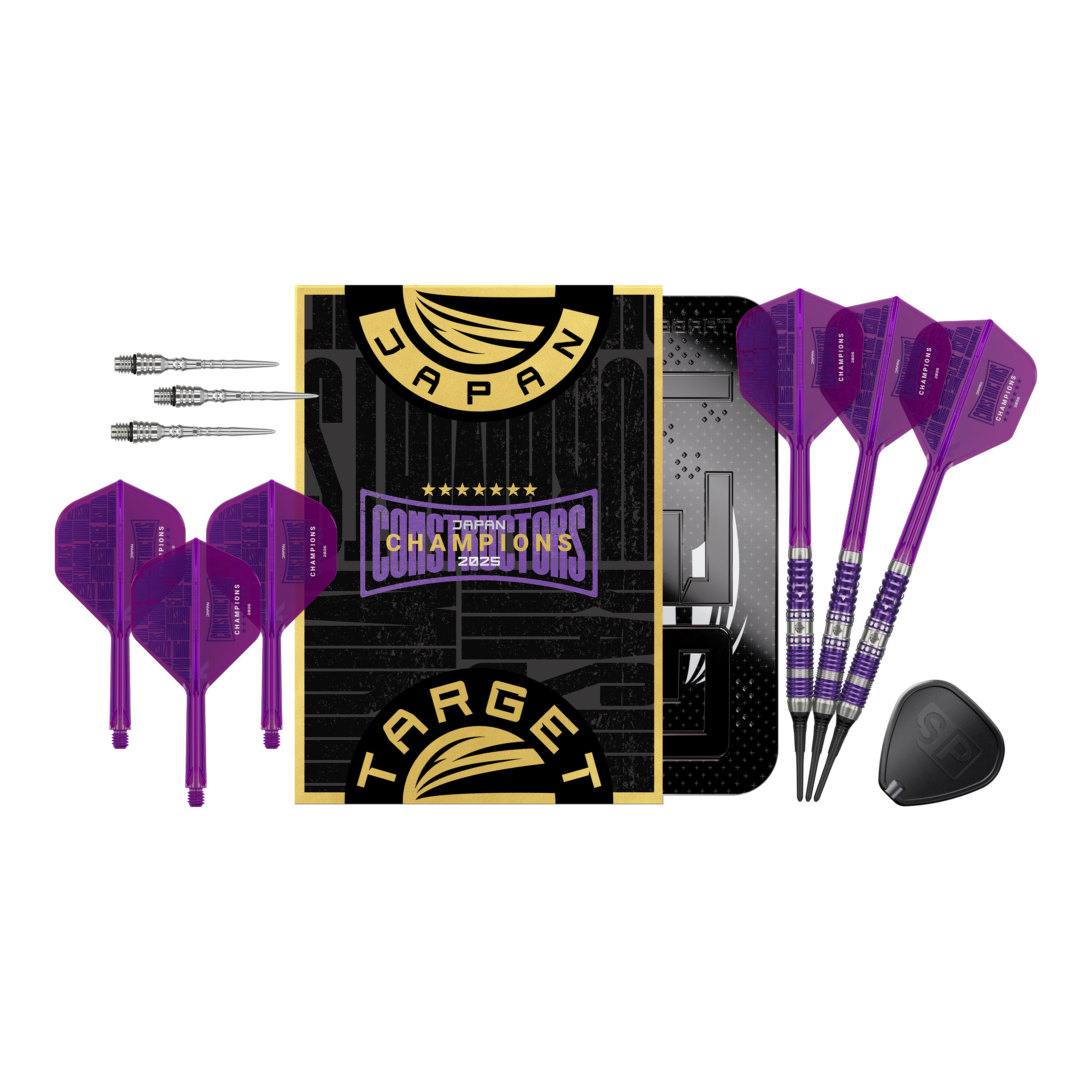 Target Japan Diamond GEN3 Constructors Champions Limited Darts - 20g. Ein limitiertes Dart-Set mit edlem Design und 20g Gewicht.