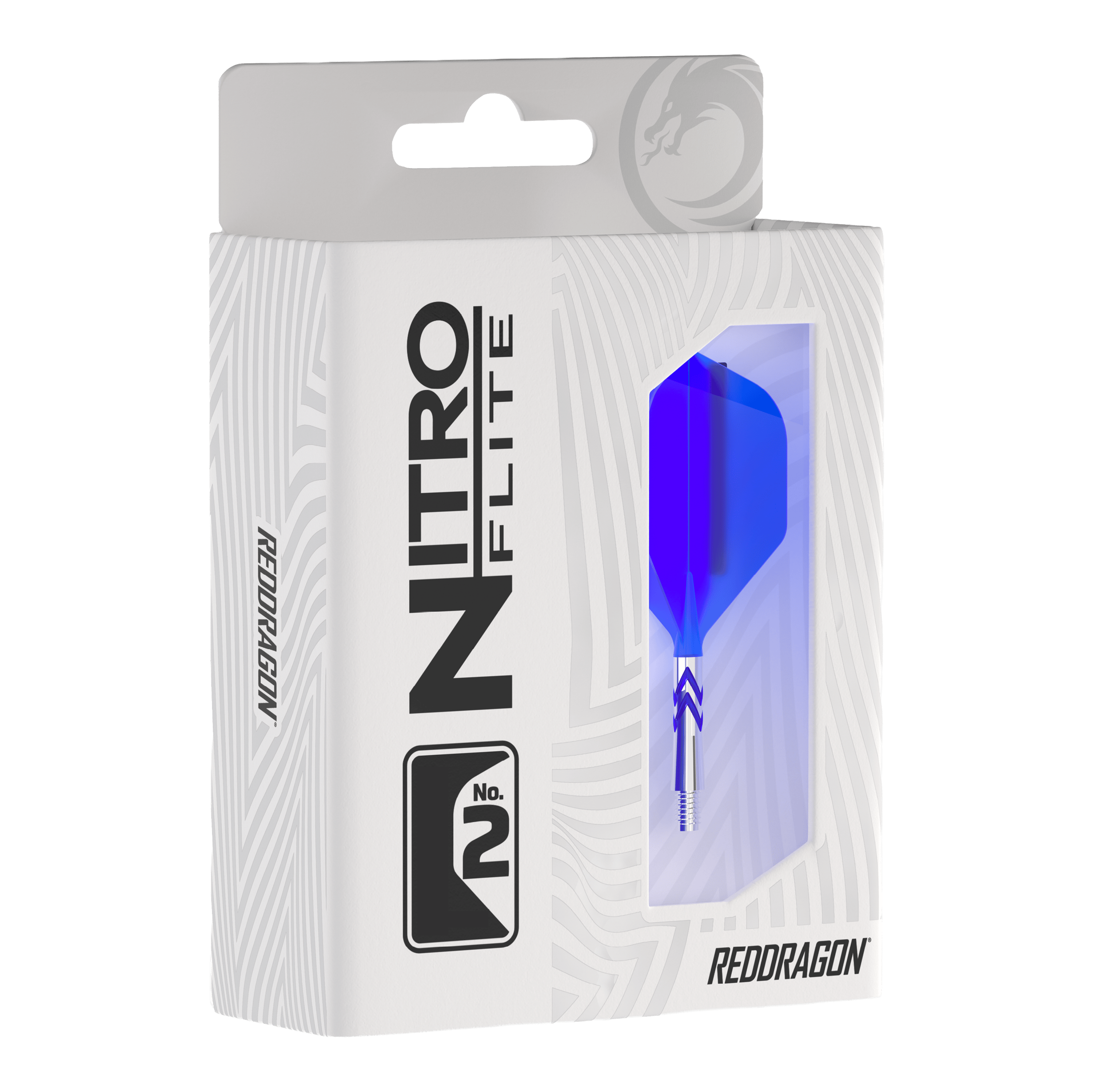 Abgebildet ist ein Red Dragon Nitro Flite - Gerwyn Price No2 Flight. Das Flight besitzt ein spezielles Motiv und Farbmuster.