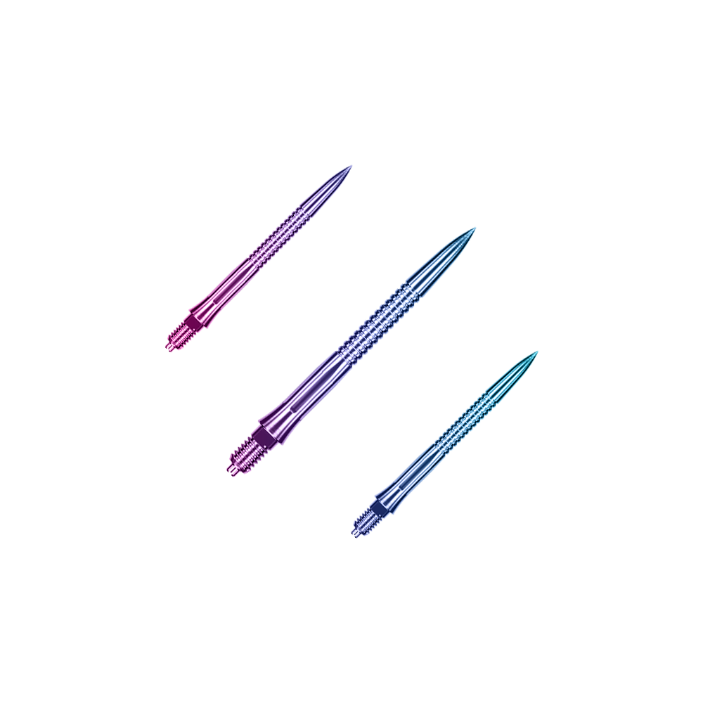Caliburn EZ-EVO Dartspitzen - Grooved - Rainbow