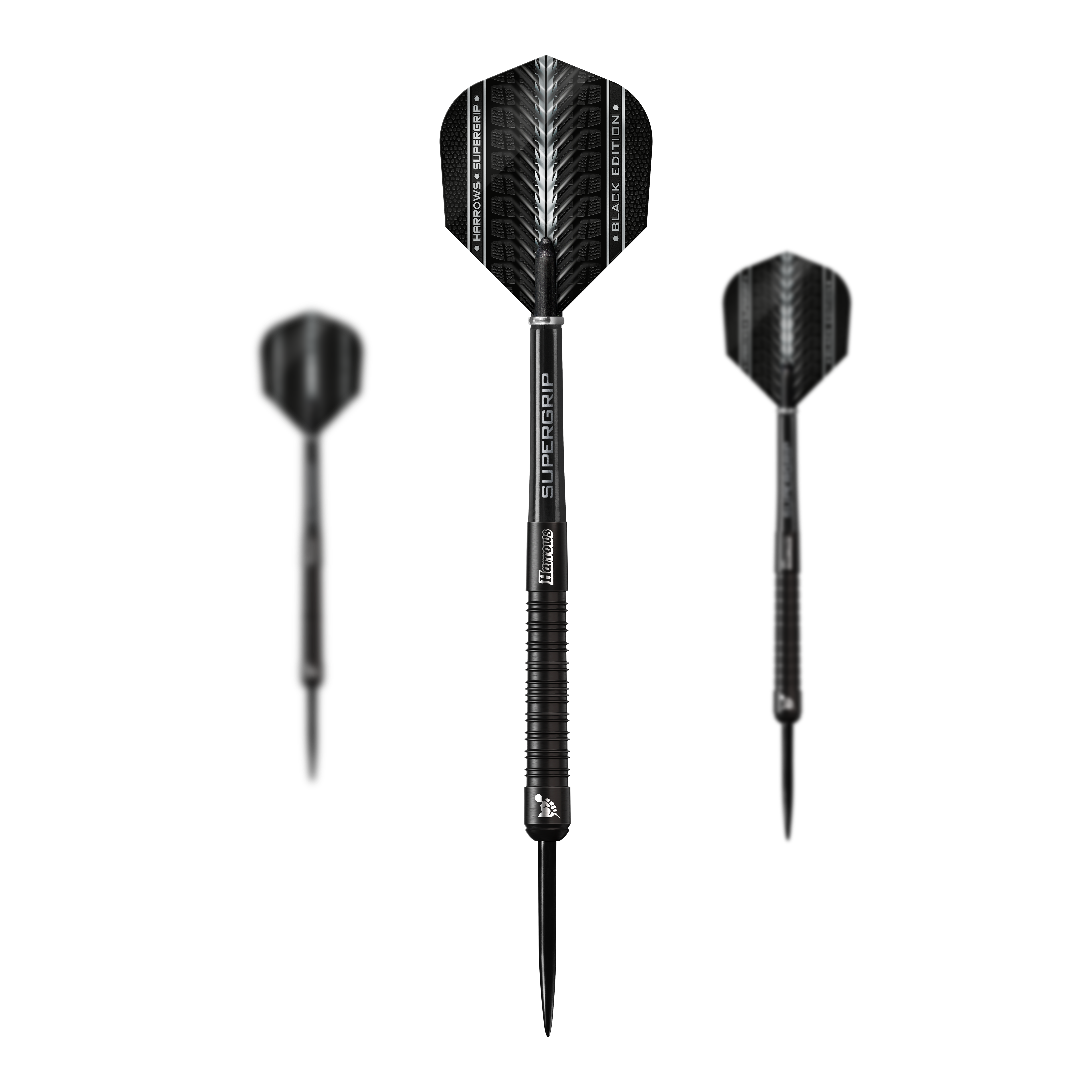 Harrows Supergrip Black-Edition Steeldarts