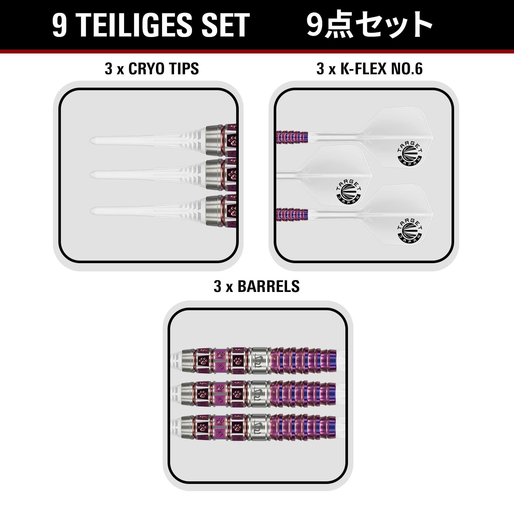 Target Japan Prime Series Mayo GEN8 Softdarts - 18g