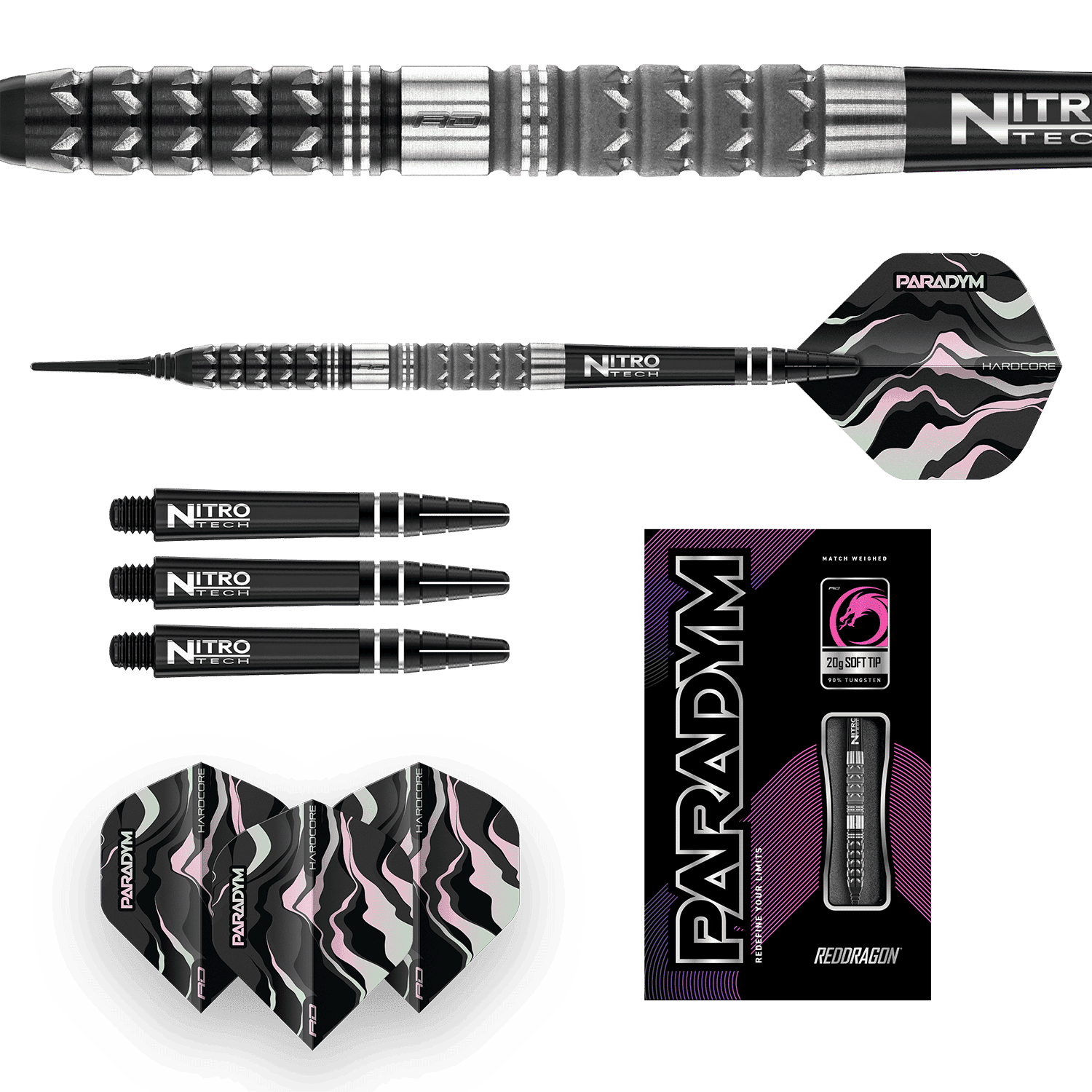 Red Dragon Paradym Tapered Softdarts