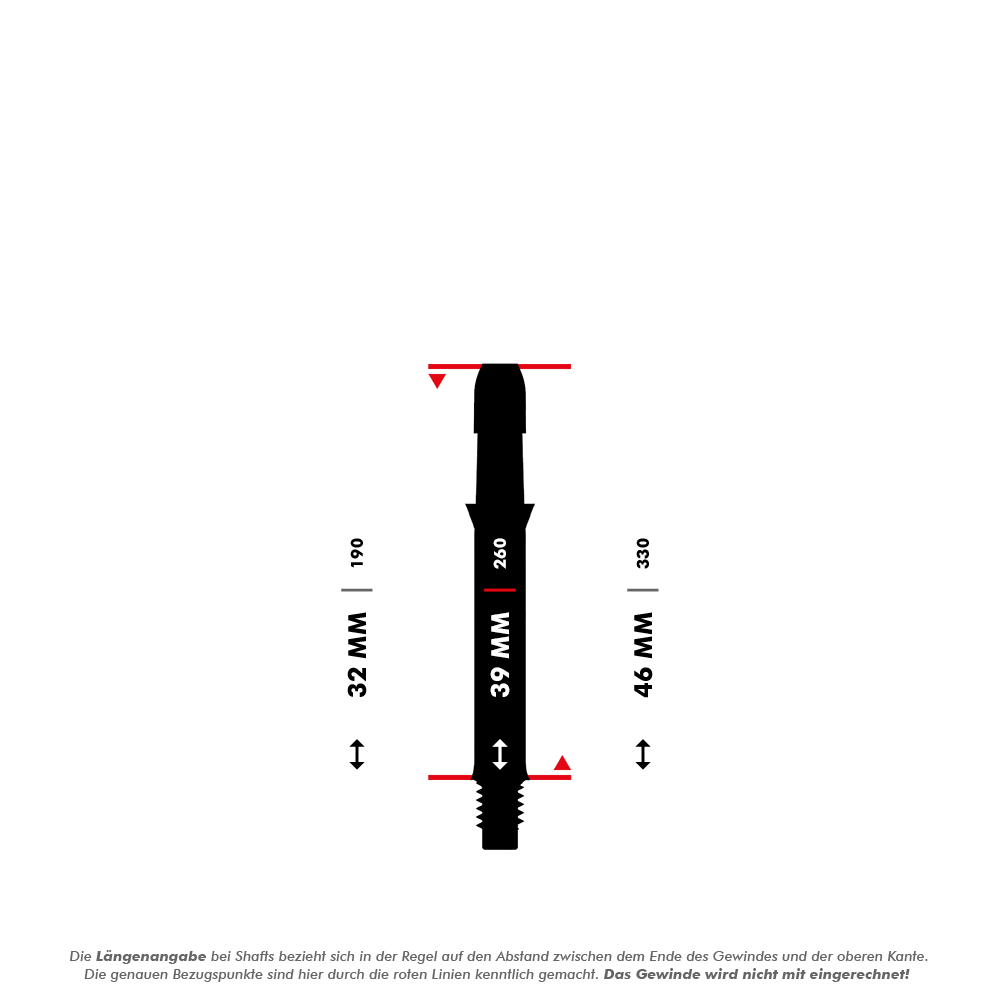 L-Style L-Shaft Carbon Silent Straight - Weiß