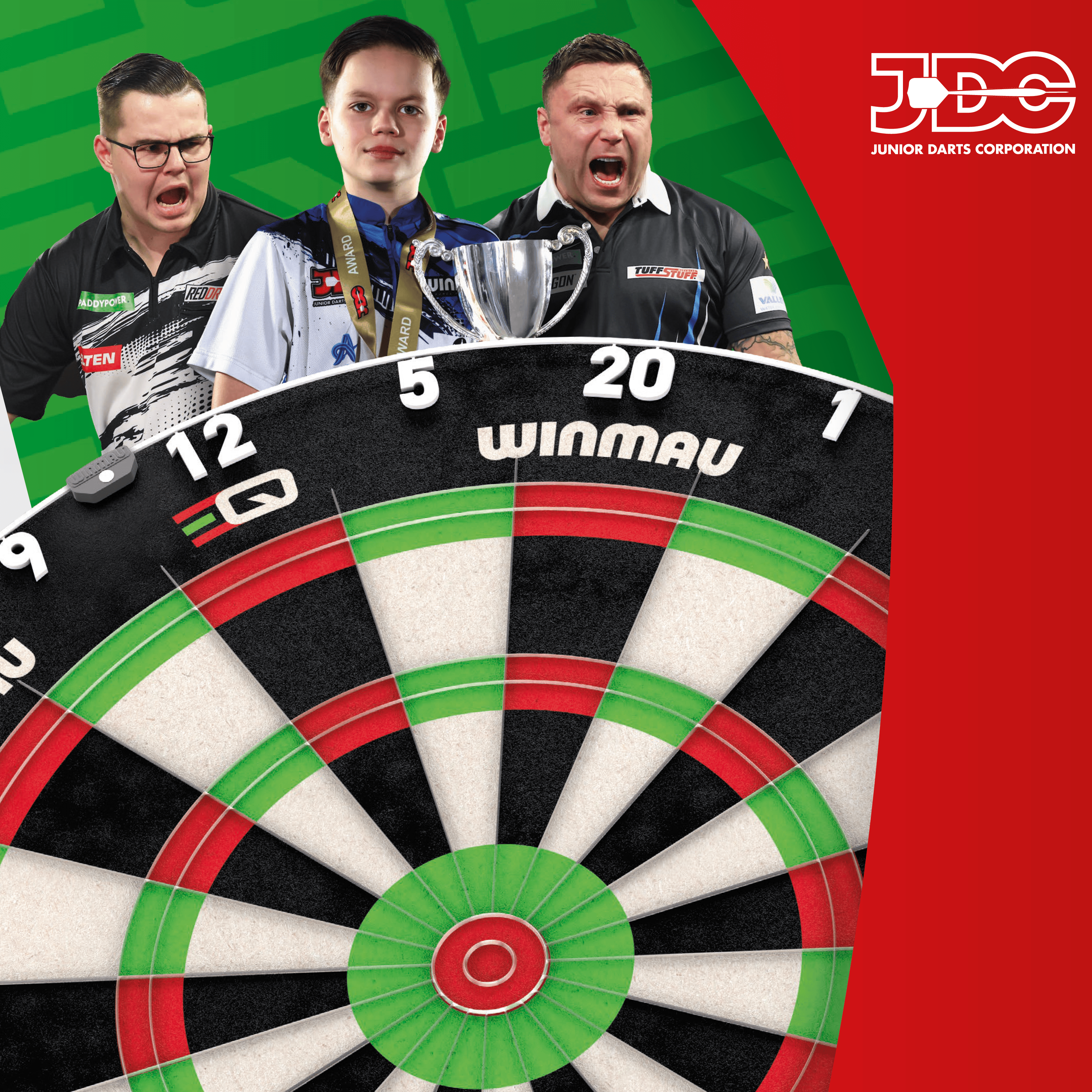 Winmau Equalizer Steeldartboard Das Winmau Equalizer Steeldartboard ist hier zu sehen. Es ist bekannt für seine hohe Qualität und gute Spielfläche.