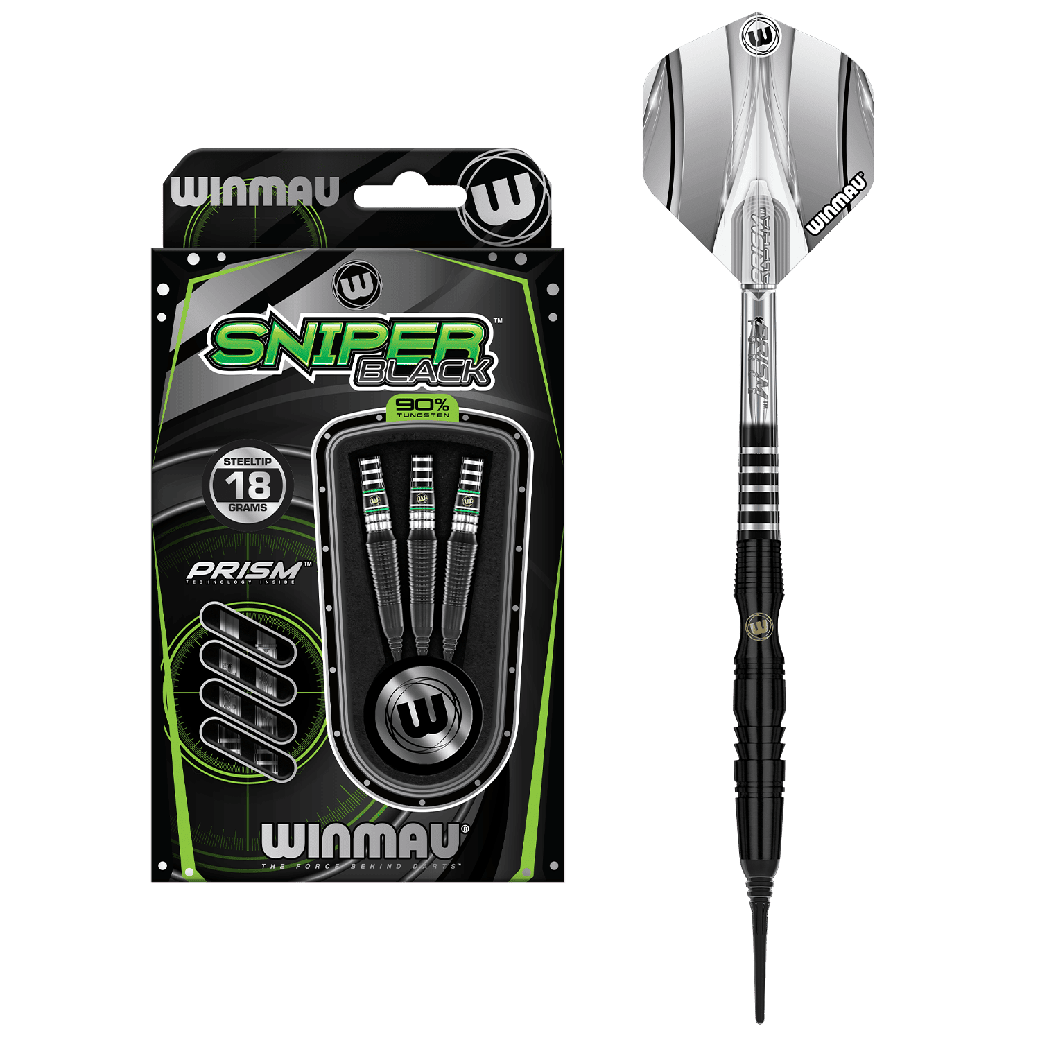 Winmau Sniper Black Softdarts