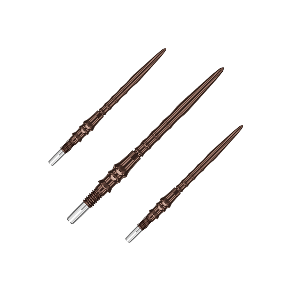 Das Bild zeigt ein Set Silica Steeldartspitzen mit 35mm Länge. Es handelt sich um ein Produkt der Target Japan Premium SwissPoint Serie.