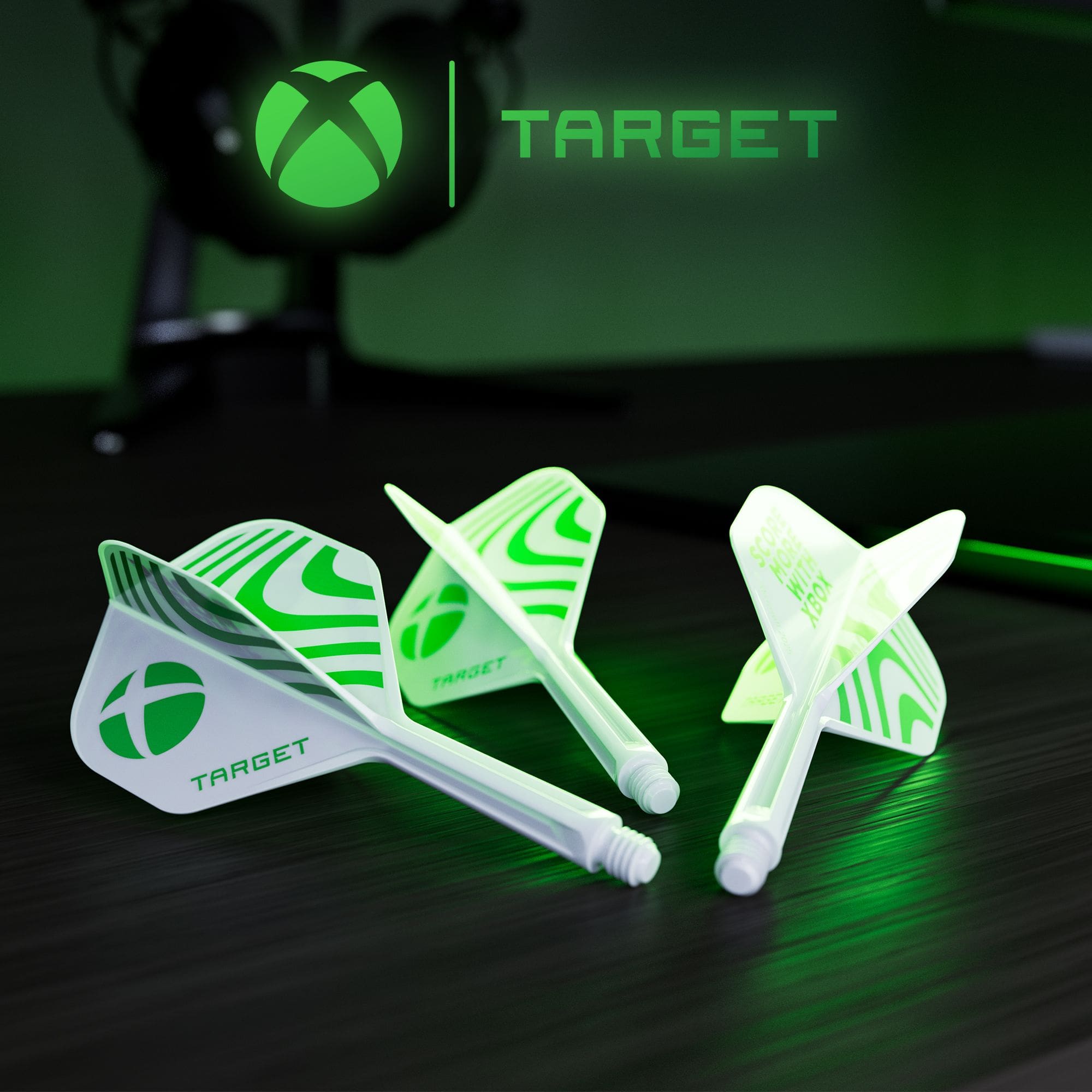 Target Xbox K-Flex No6 Flights - Weiß Zu sehen ist das Produkt Target Xbox K-Flex No6 Flights in Weiß. Dieses Zubehör ist für Dartpfeile geeignet.