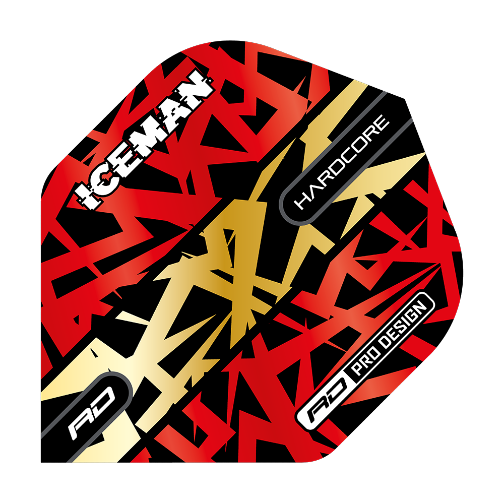 Red Dragon Hardcore Gerwyn Price Red Gold Premium Standard Flights