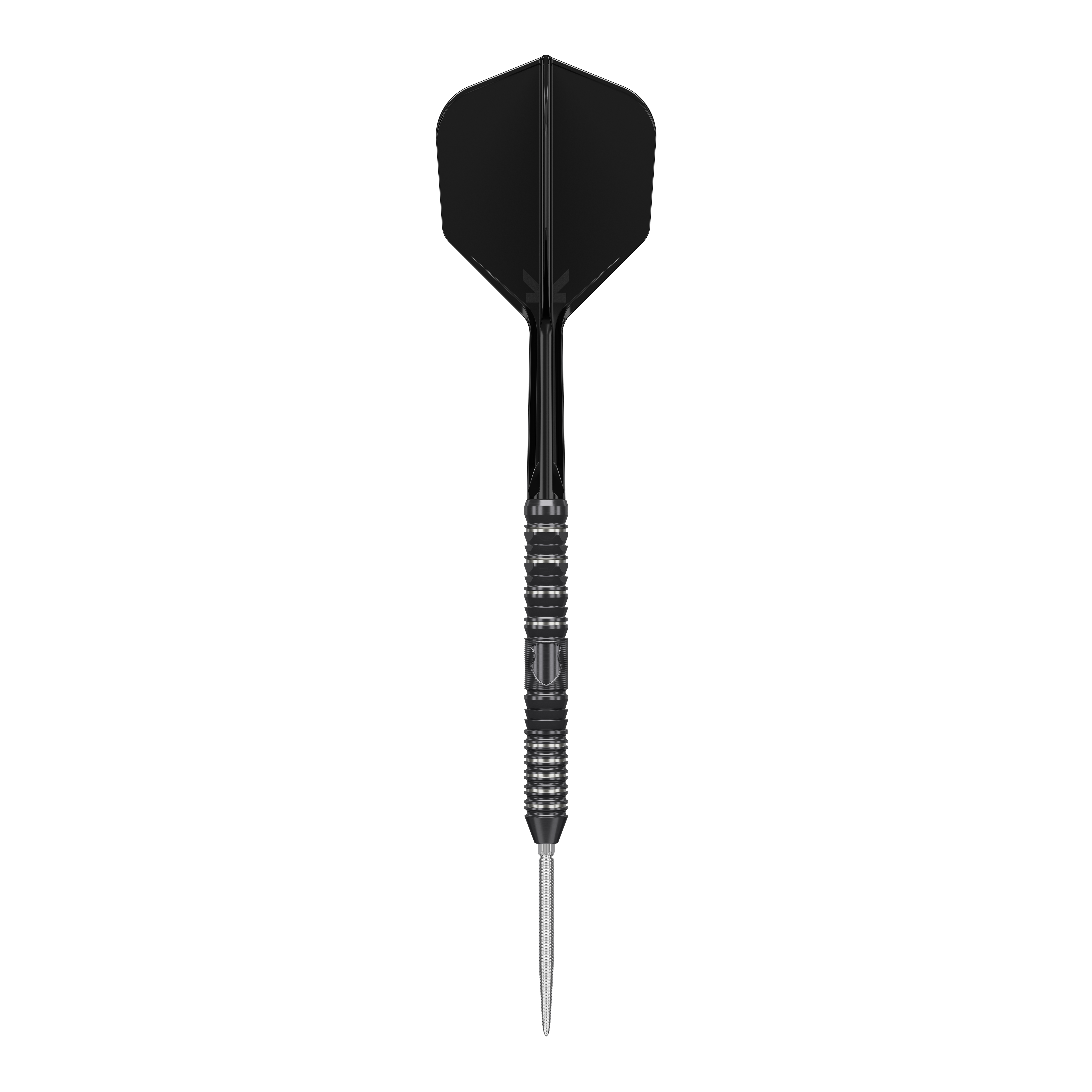 Target Japan Black Marque Draco GEN2 Steeldarts Auf dem Bild ist ein schwarzer Steeldart der Marke Target Japan Black Marque Draco GEN2 zu sehen. Der Dart hat ein modernes, gerilltes Design und eine scharfe Spitze.
