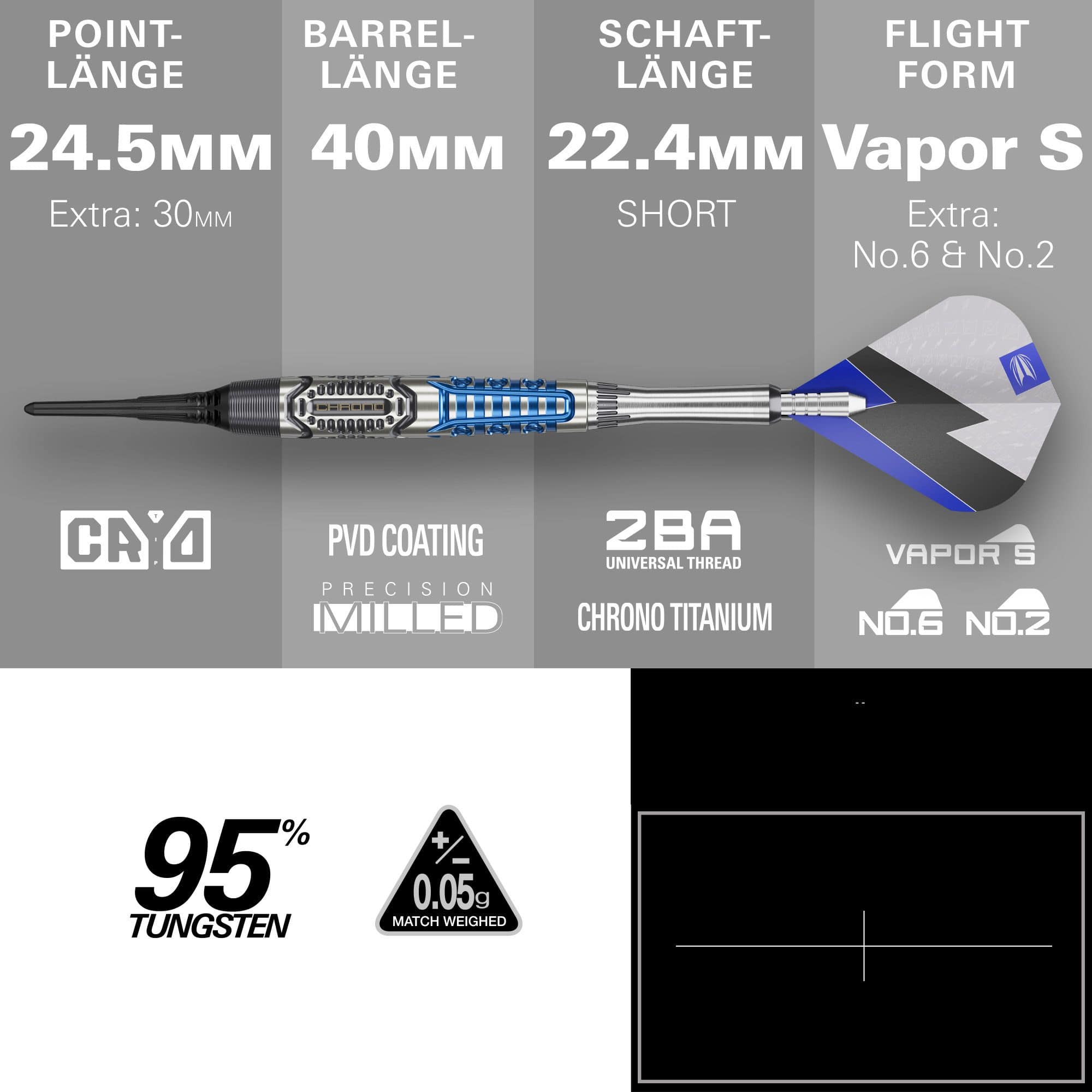 Target Phil Taylor Power X Chrono Softdarts