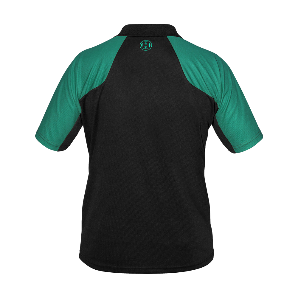 Harrows Vivid Dartshirt Black/Jade