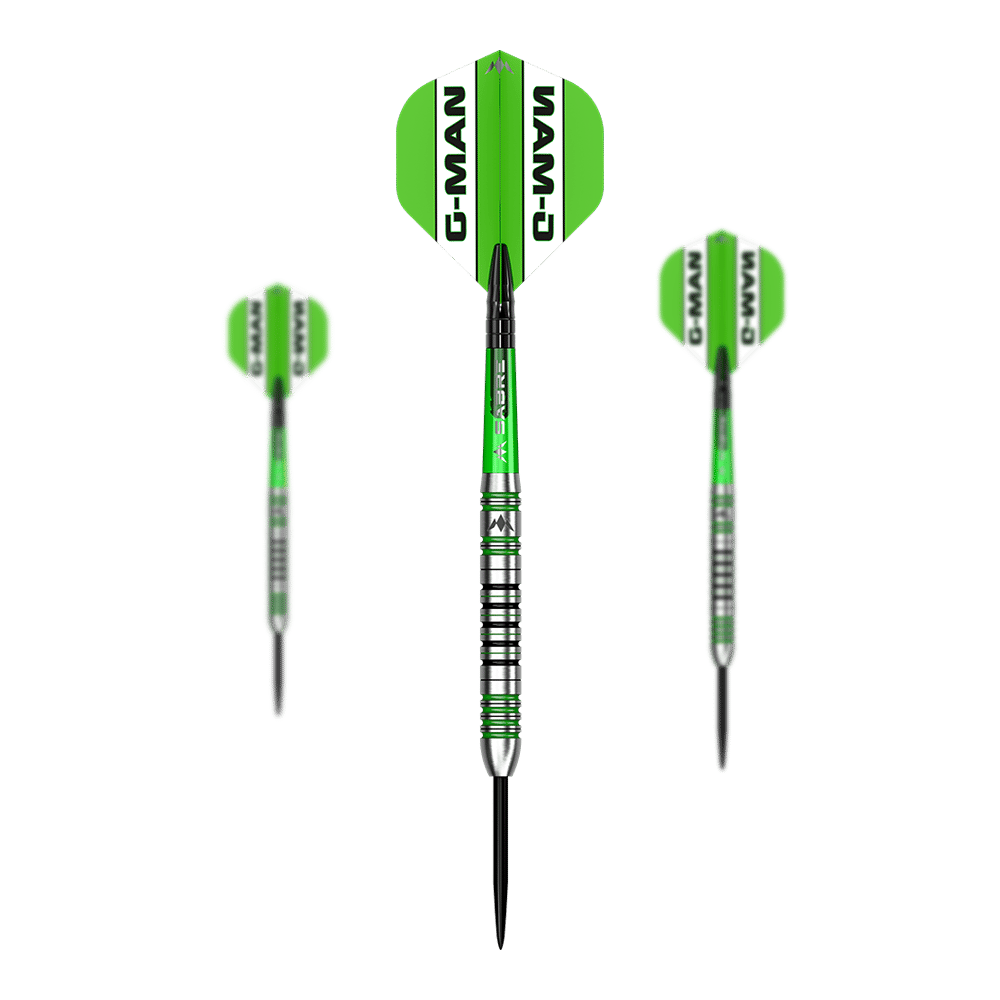 Mission Graham Hall Black Green Steeldarts - 22g