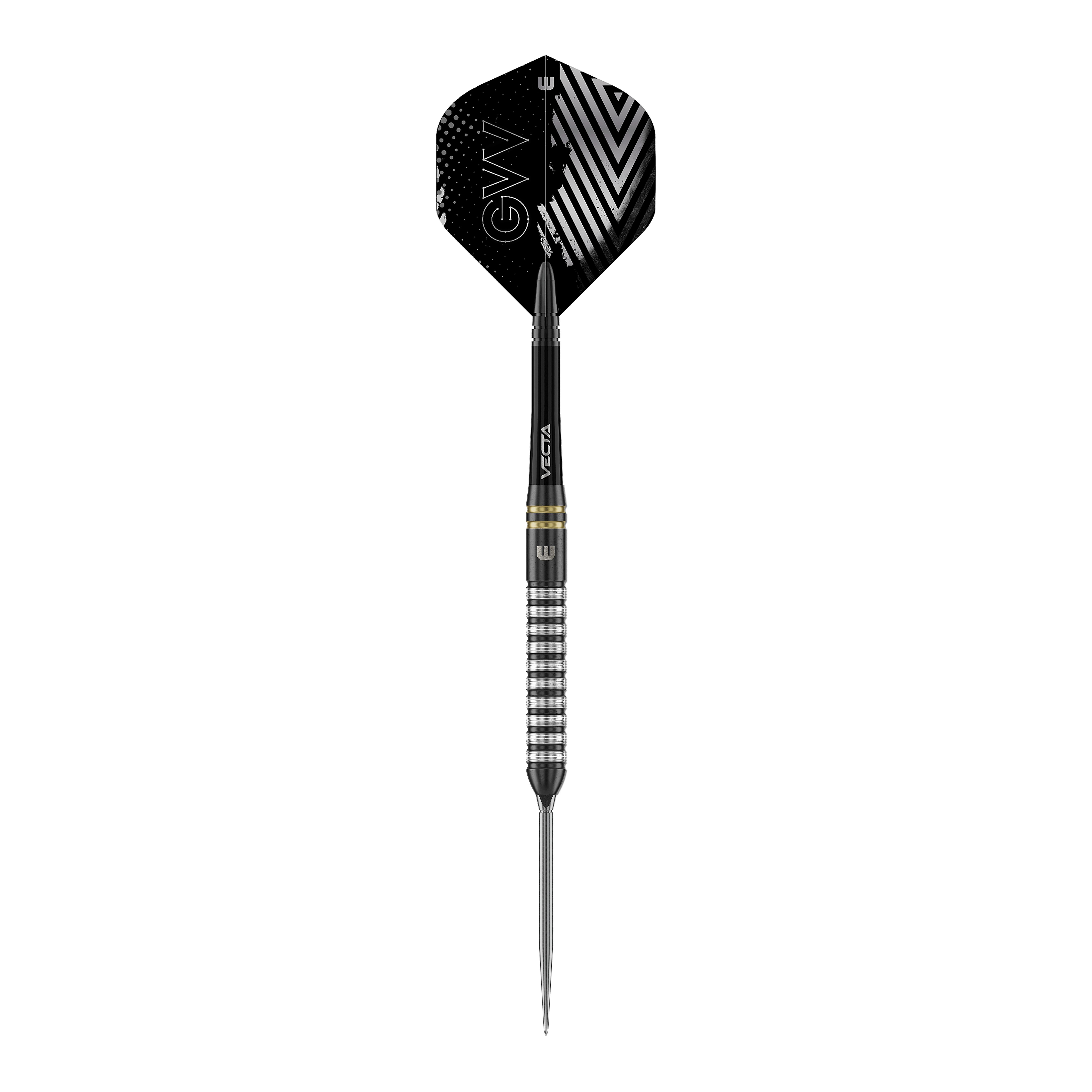 Winmau Gian Van Veen TS Switch Point Steeldarts Zu sehen ist Winmau Gian Van Veen TS Switch Point Steeldarts. Die Aufnahme zeigt einen einzelnen Dartpfeil.