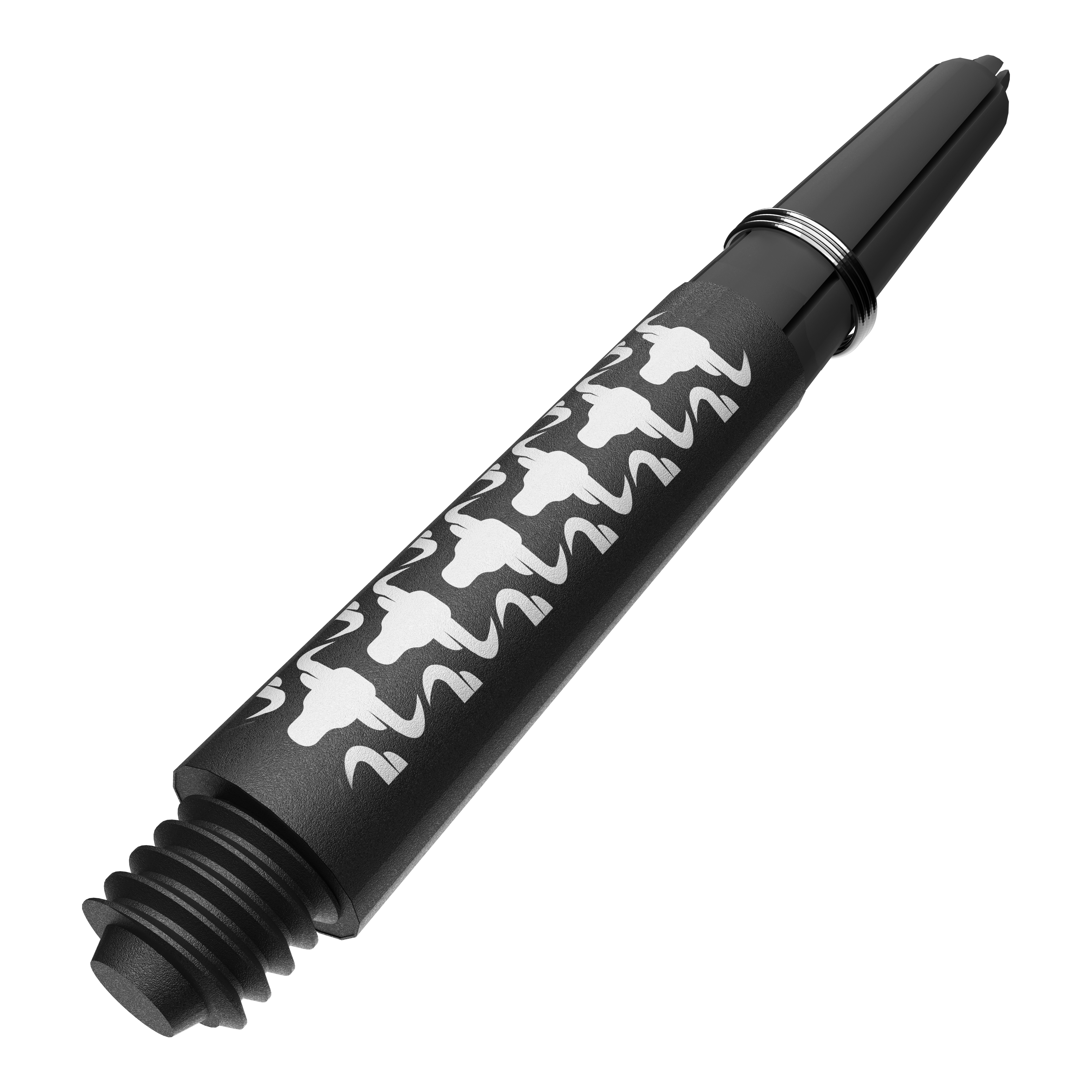 Bulls NL Capo Carbon Shafts - Weiß Das Bild zeigt BullsNL Capo Carbon Shafts in Weiß, Short, 34mm. Es handelt sich um einen kurzen Schaft für Dartpfeile.