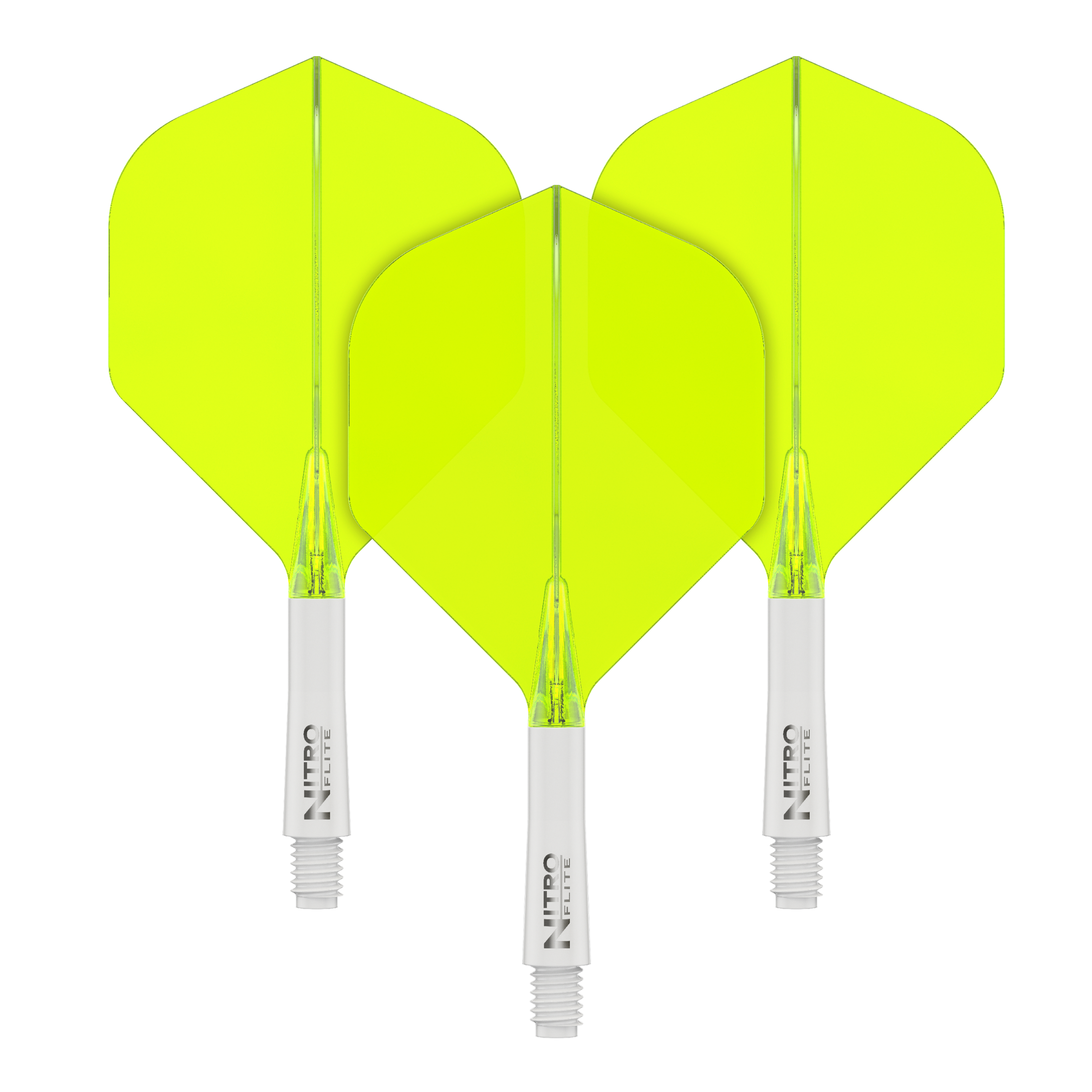 Red Dragon Nitroflite - White Shaft Yellow No2 Flights