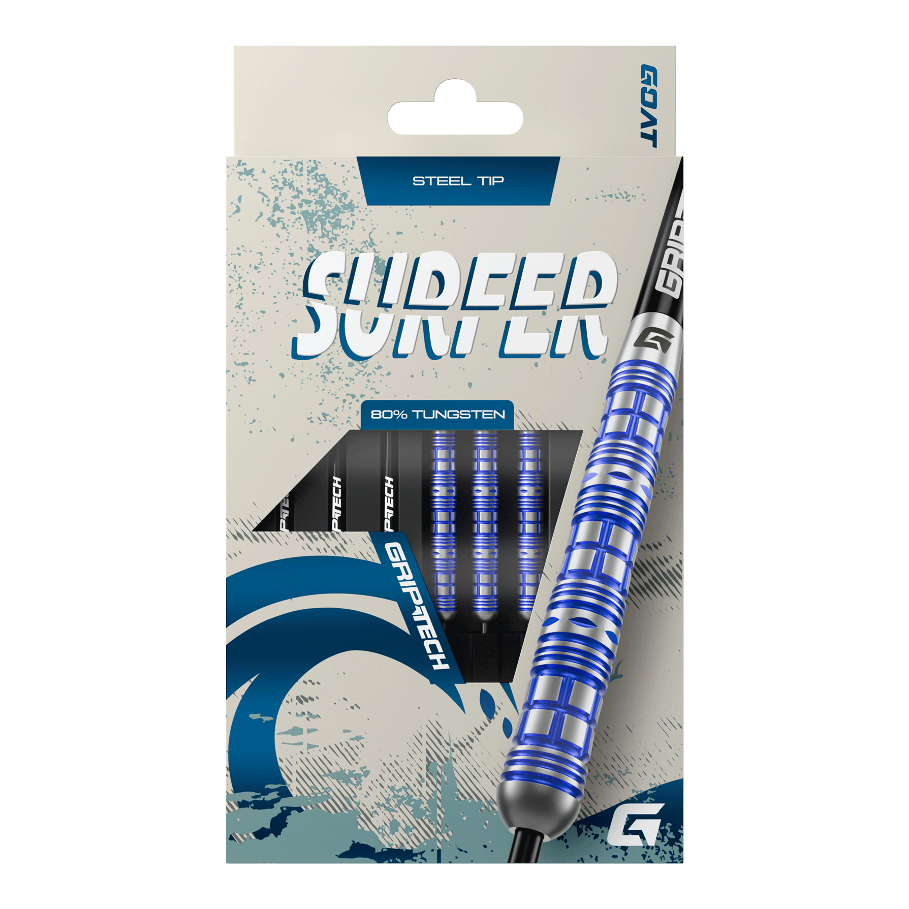 GOAT Surfer Steeldarts Hier sieht man die GOAT Surfer Steeldarts. Sie sind modern und in hoher Qualität gefertigt.
