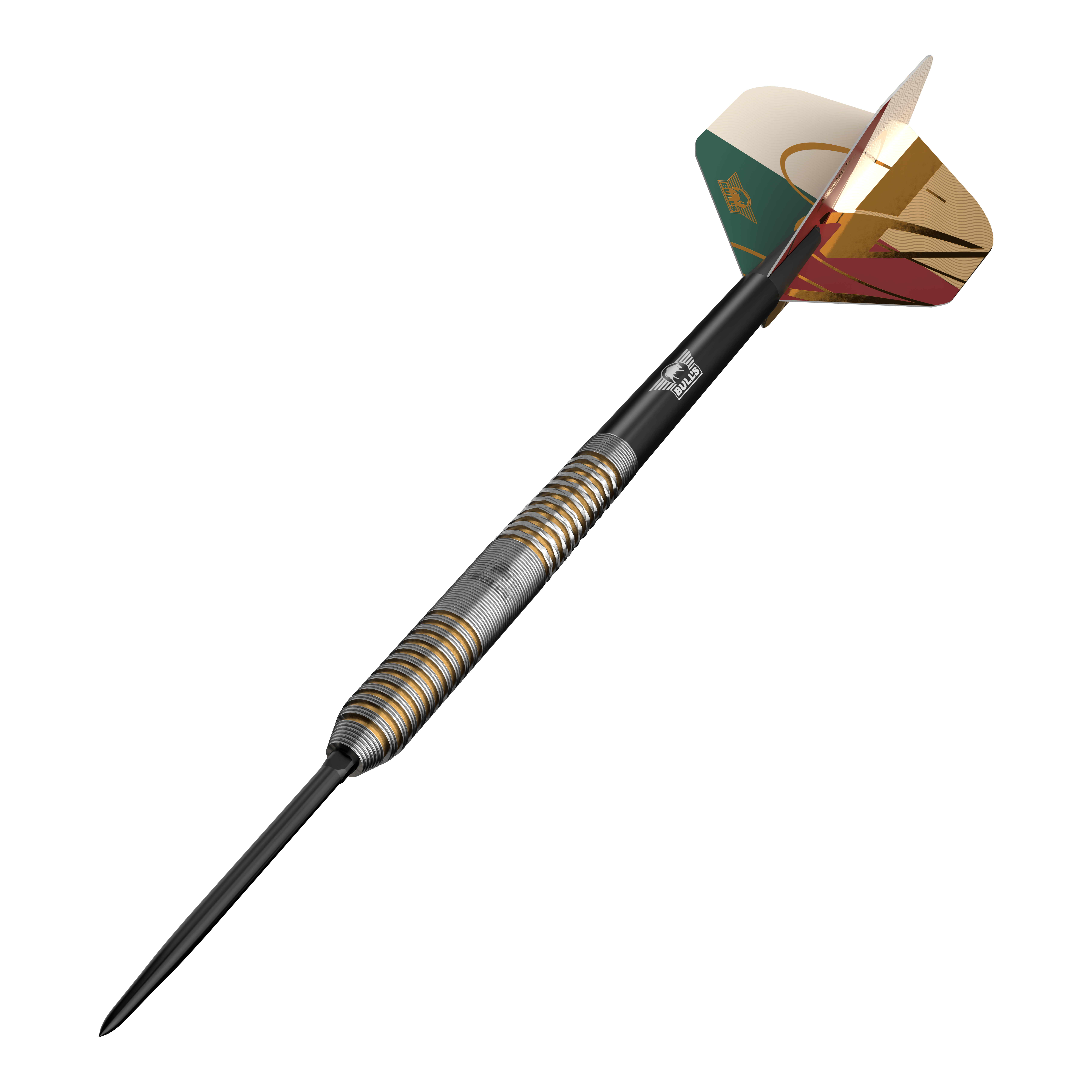 Bulls NL Vintago Ghost Convertible Points Steeldarts Die Abbildung zeigt Bulls NL Vintago Ghost Convertible Points Steeldarts. Diese Steeldarts verfügen über konvertierbare Spitzen für vielseitigen Einsatz.