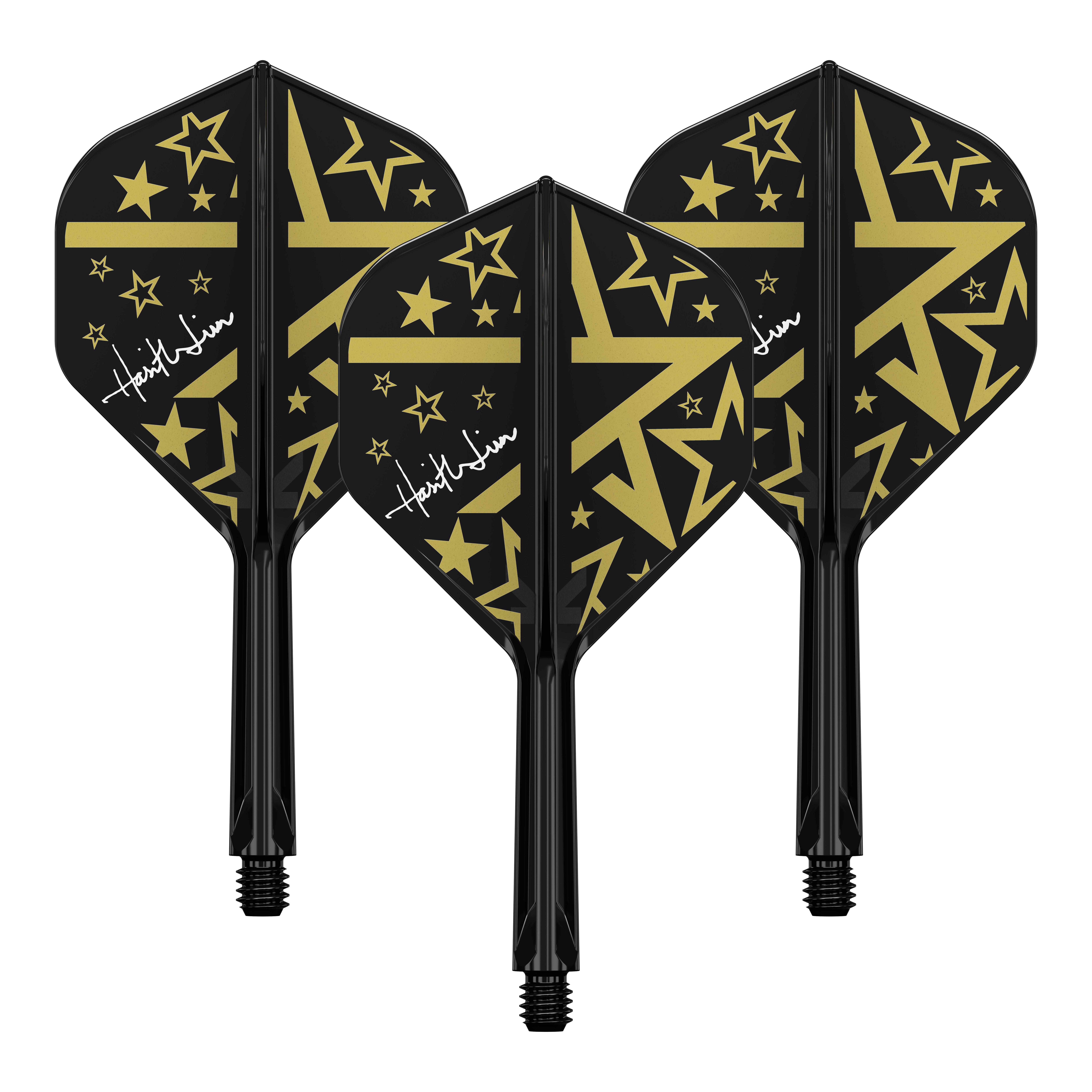 Target Japan K-Flex Hot Shot No2 Standard Flight-Shaft-System Auf dem Bild erkennt man das Produkt 410246_Target_Japan_K-Flex_Hot_Shot_No2_Flight-Shaft-System_26mm_1Set. Es handelt sich vermutlich um einen Dart-Schaft mit Flight.