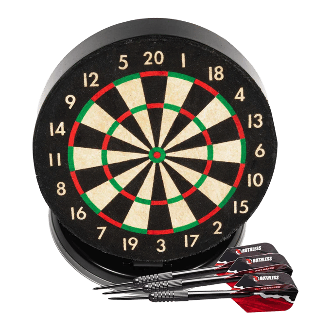 Ruthless Mini Desktop Dartboard Set