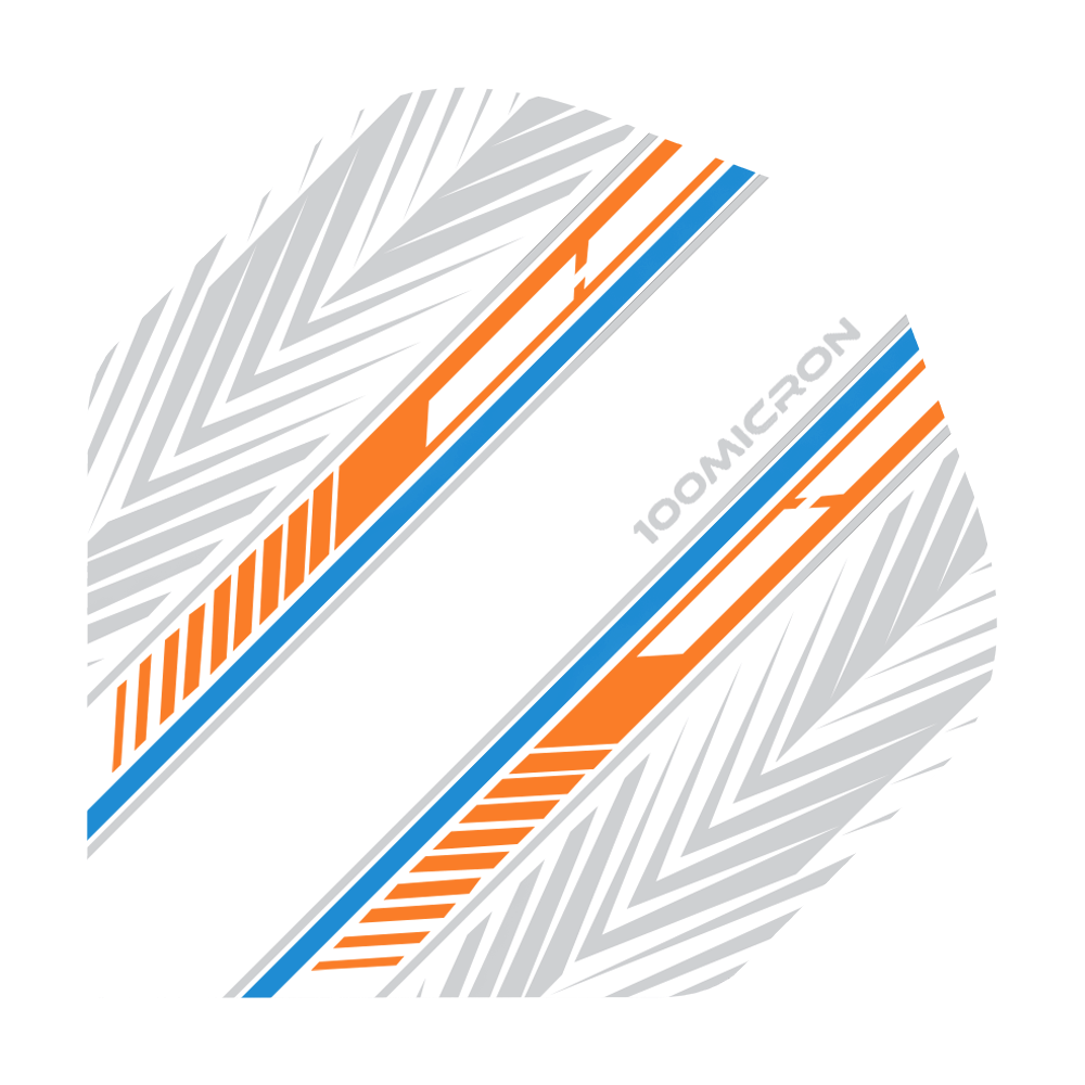 Pentathlon White Orange Blue No2 Standard Flights