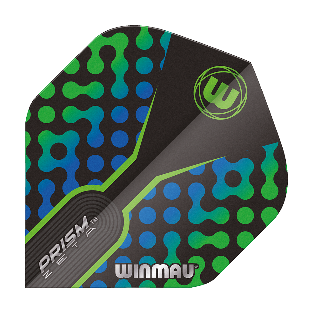 Winmau Prism Zeta GreenBlue Standard Flights