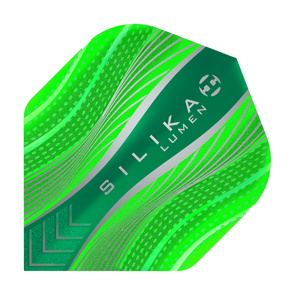 Harrows Silika Lumen Green No2 Standard Flights Harrows Silika Lumen Green No2 Standard Flights
