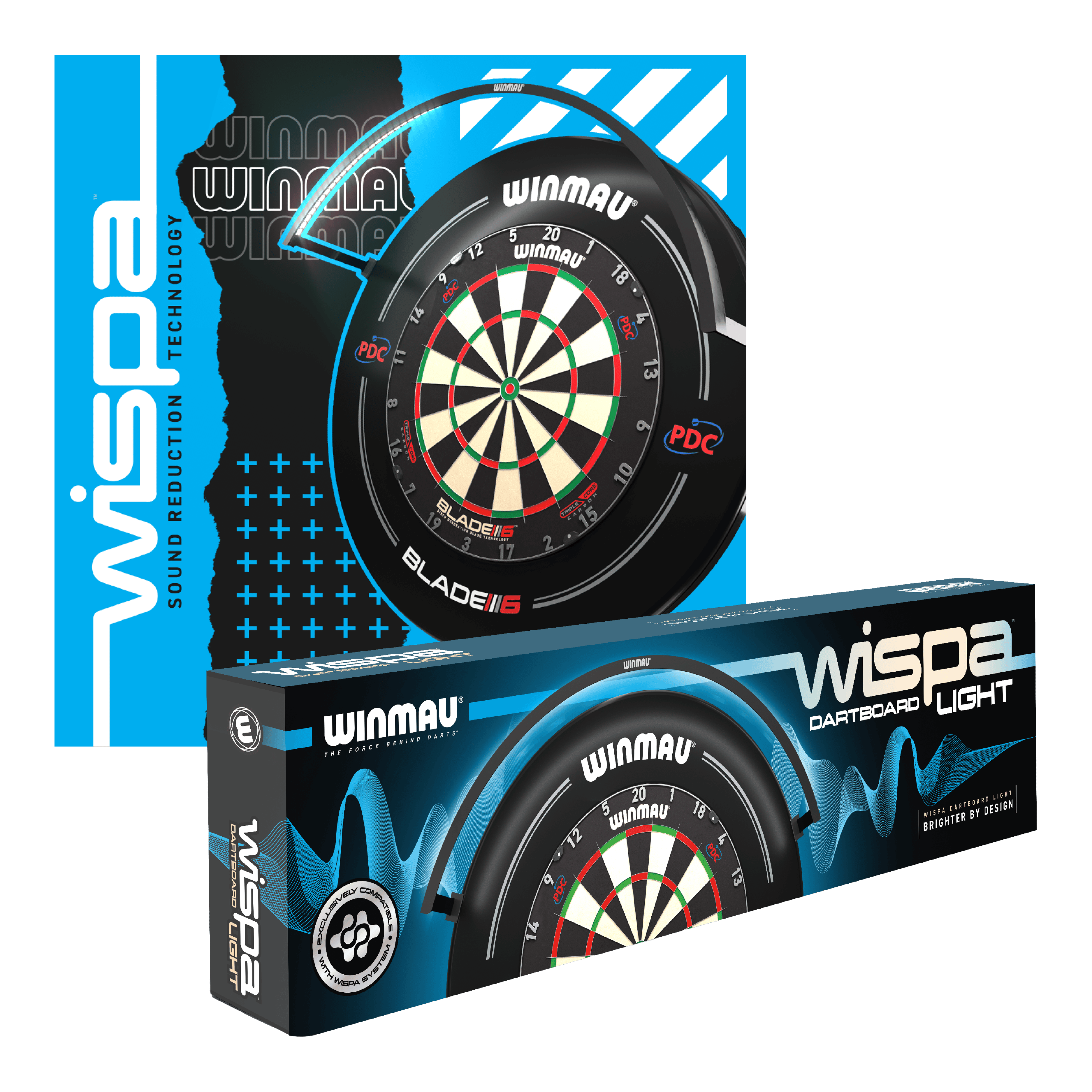 Winmau Wispa Dartboardbeleuchtung