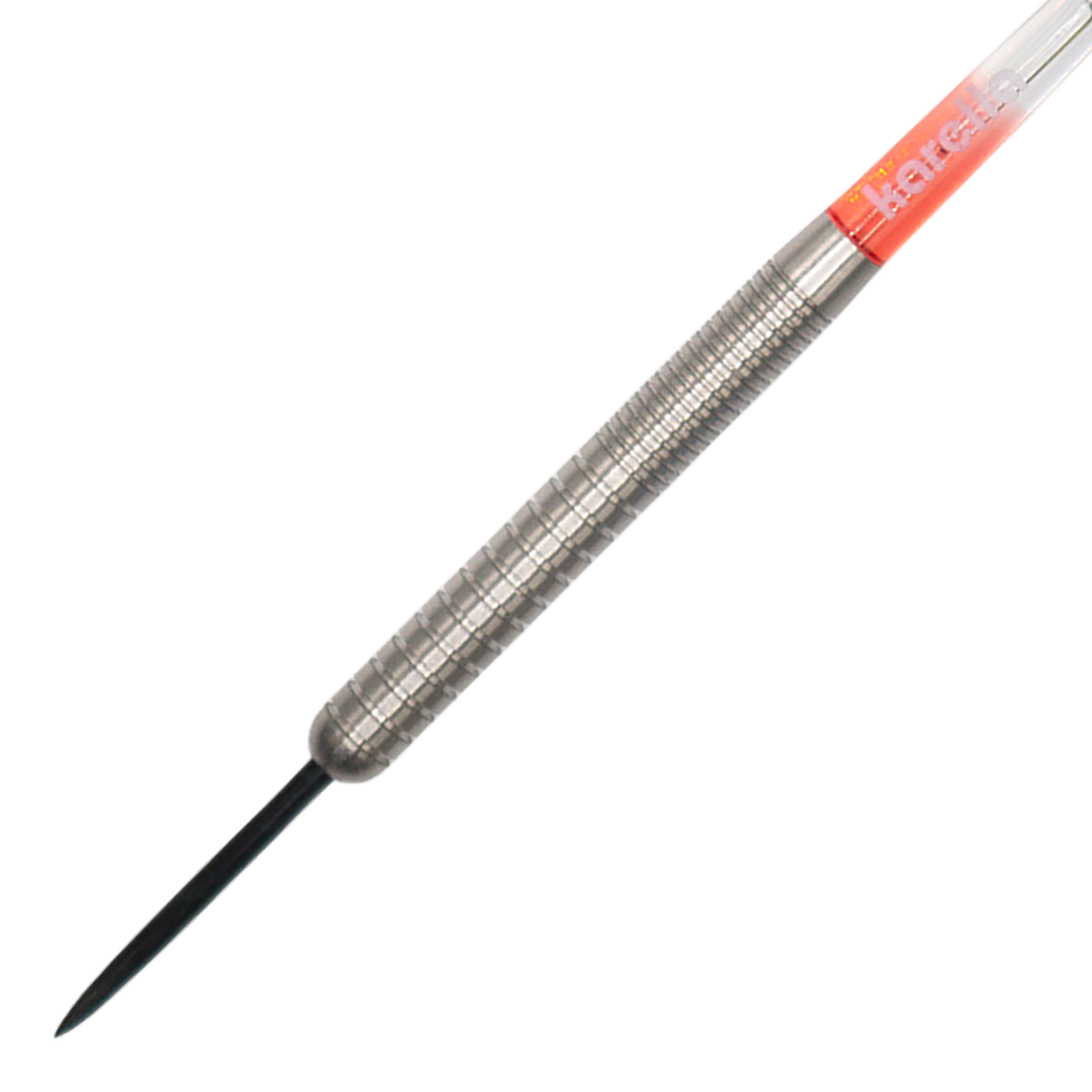 Zu sehen ist ein Karella Comic Line CL-1 Steeldarts - 22g Dartpfeil. Das Bild stellt Merkmale des Produkts dar.