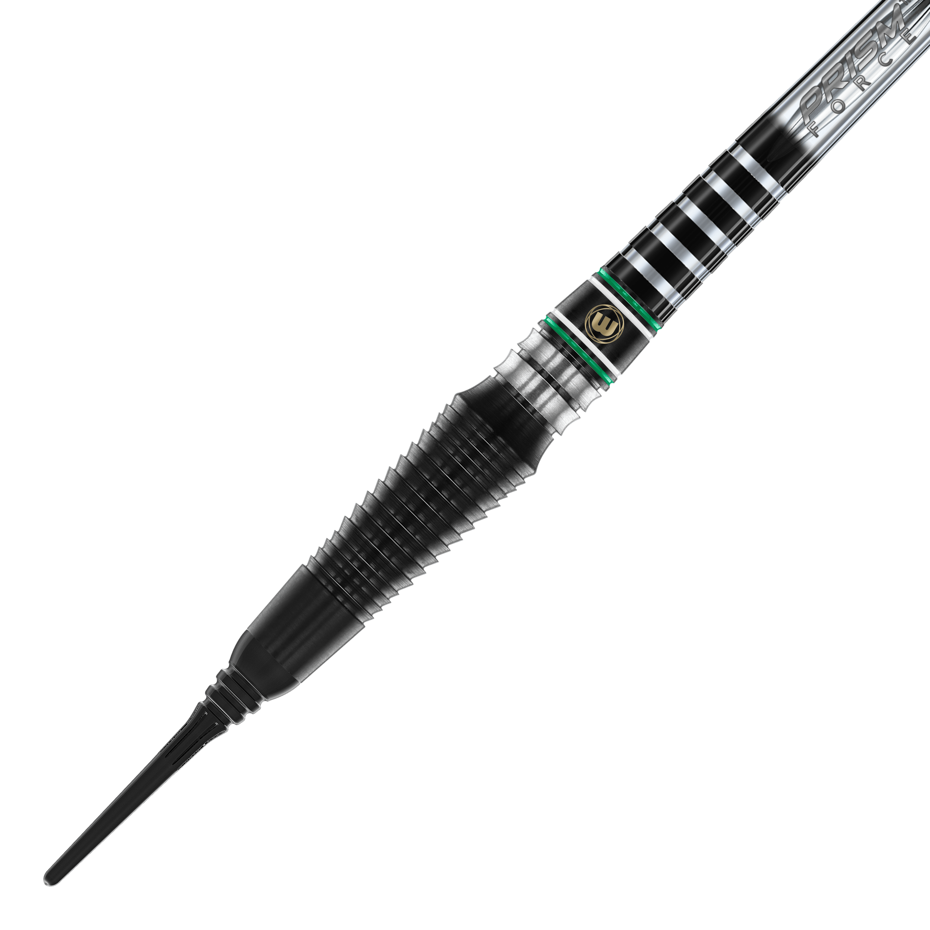 Winmau Sniper Black 2025 Softdarts - 20g Mehere Winmau Sniper Black 2025 Softdarts - 20g sind nah aneinander dargestellt. Details der Oberfläche fallen auf.