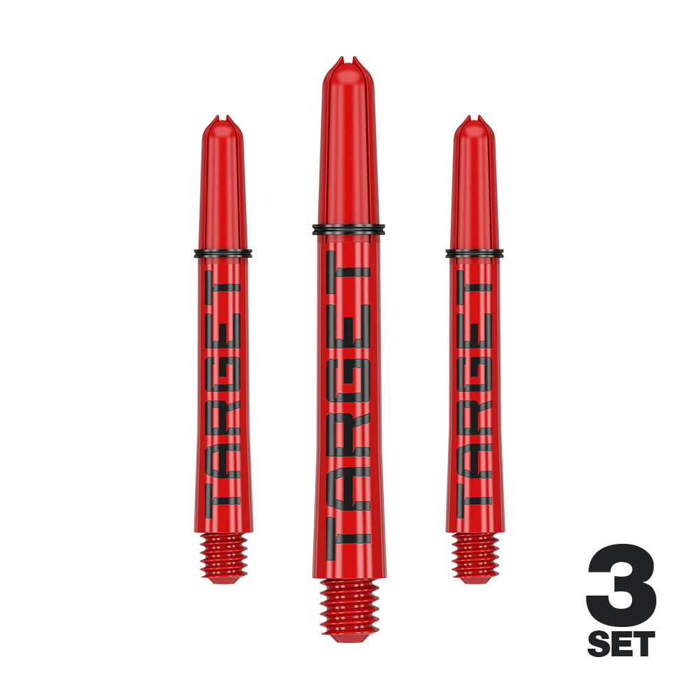 Target Pro Grip TAG Shafts - 3 Sets - Rot