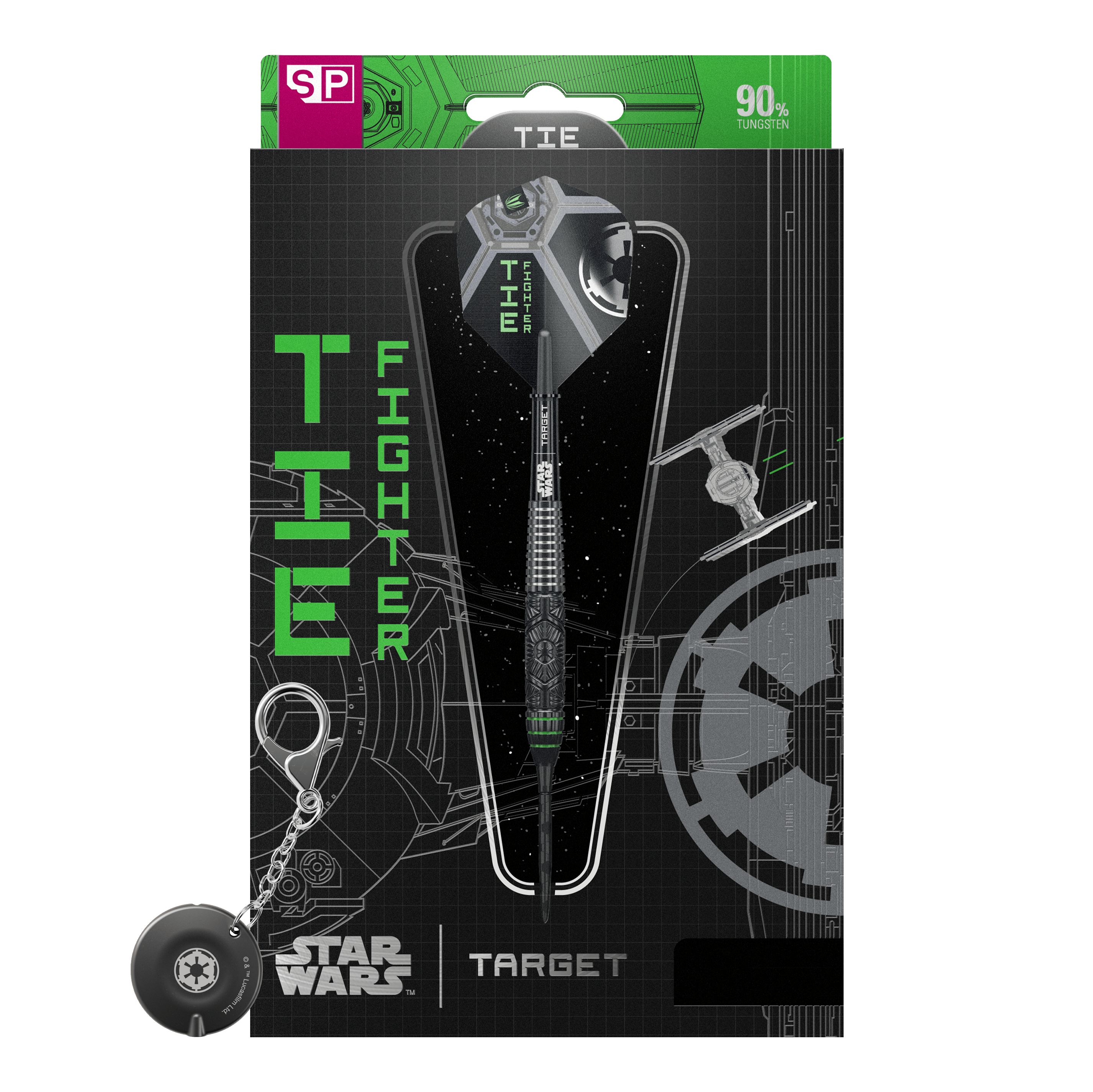 Target Star Wars Tie Fighter Swiss Point Steeldarts Abgebildet ist das Produkt Target Star Wars Tie Fighter Swiss Point Steeldarts. Das Produkt ist speziell für Fans von Star Wars und Dartspielern geeignet.