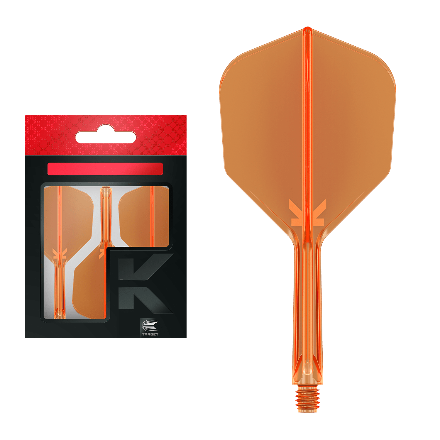 Target K-Flex No6 Flights neon orange