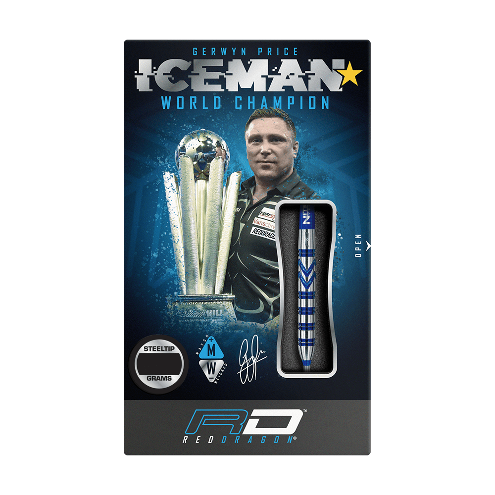 Red Dragon Gerwyn Price Blue 90% Steeldarts